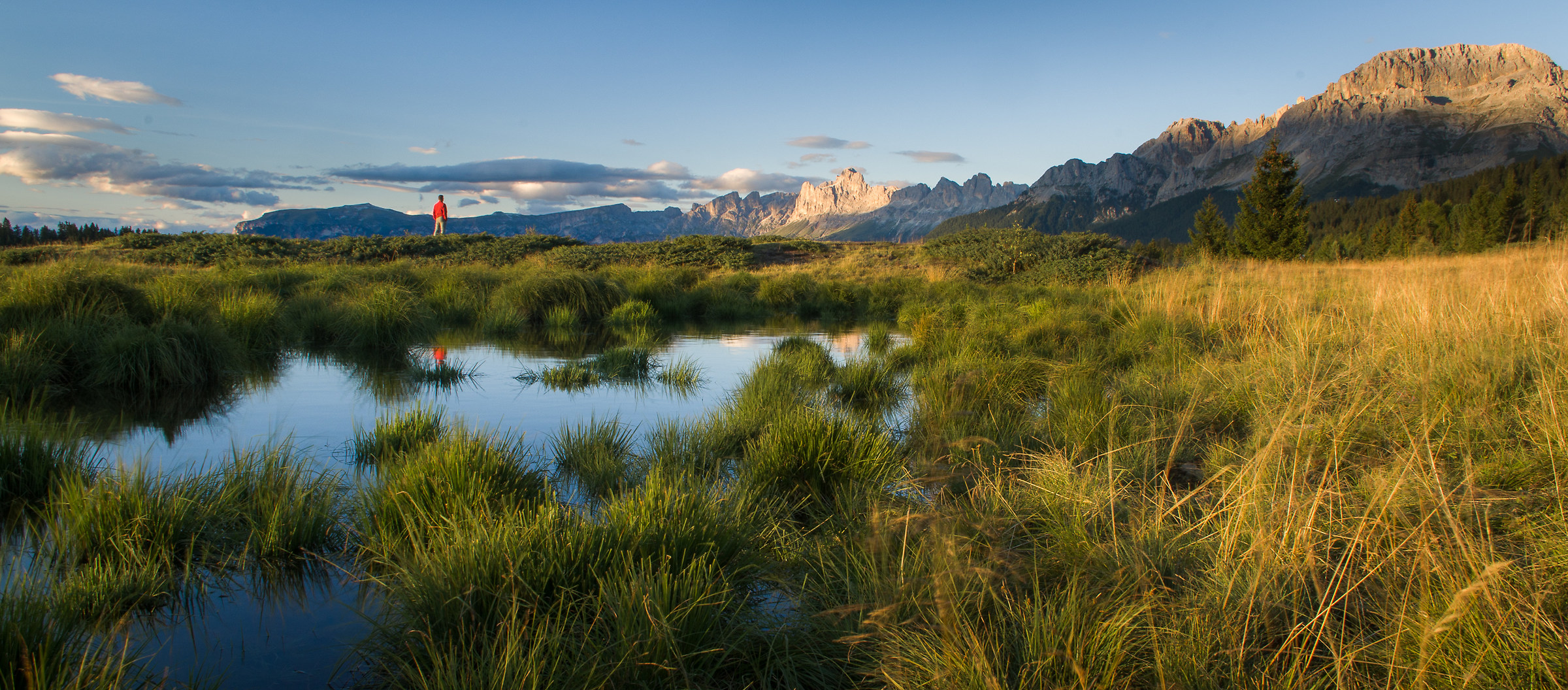 Tramonto al passo Lavazé