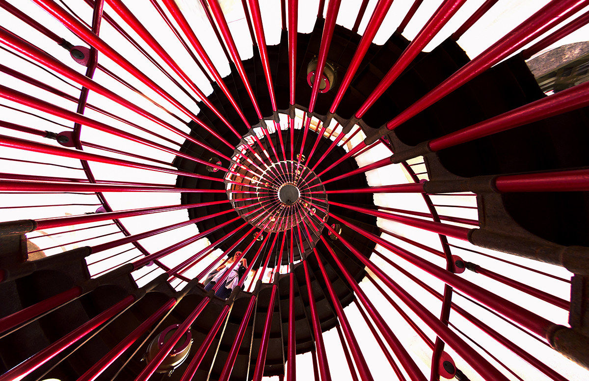 The ladder of the Castle of Ljubljana