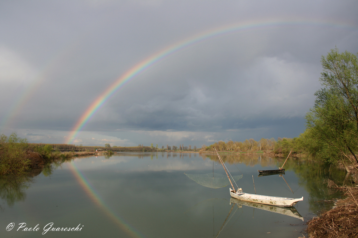 Arcobaleno sul Po