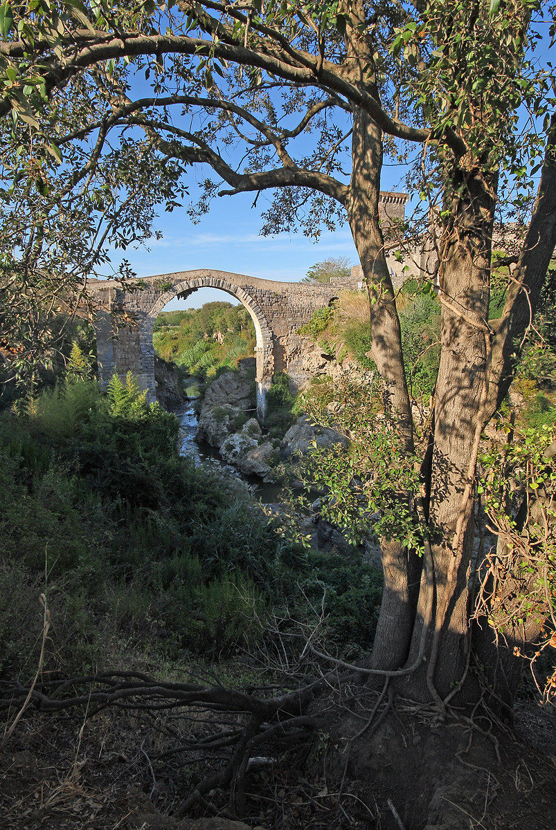 Volcanoes of abandoned bridge