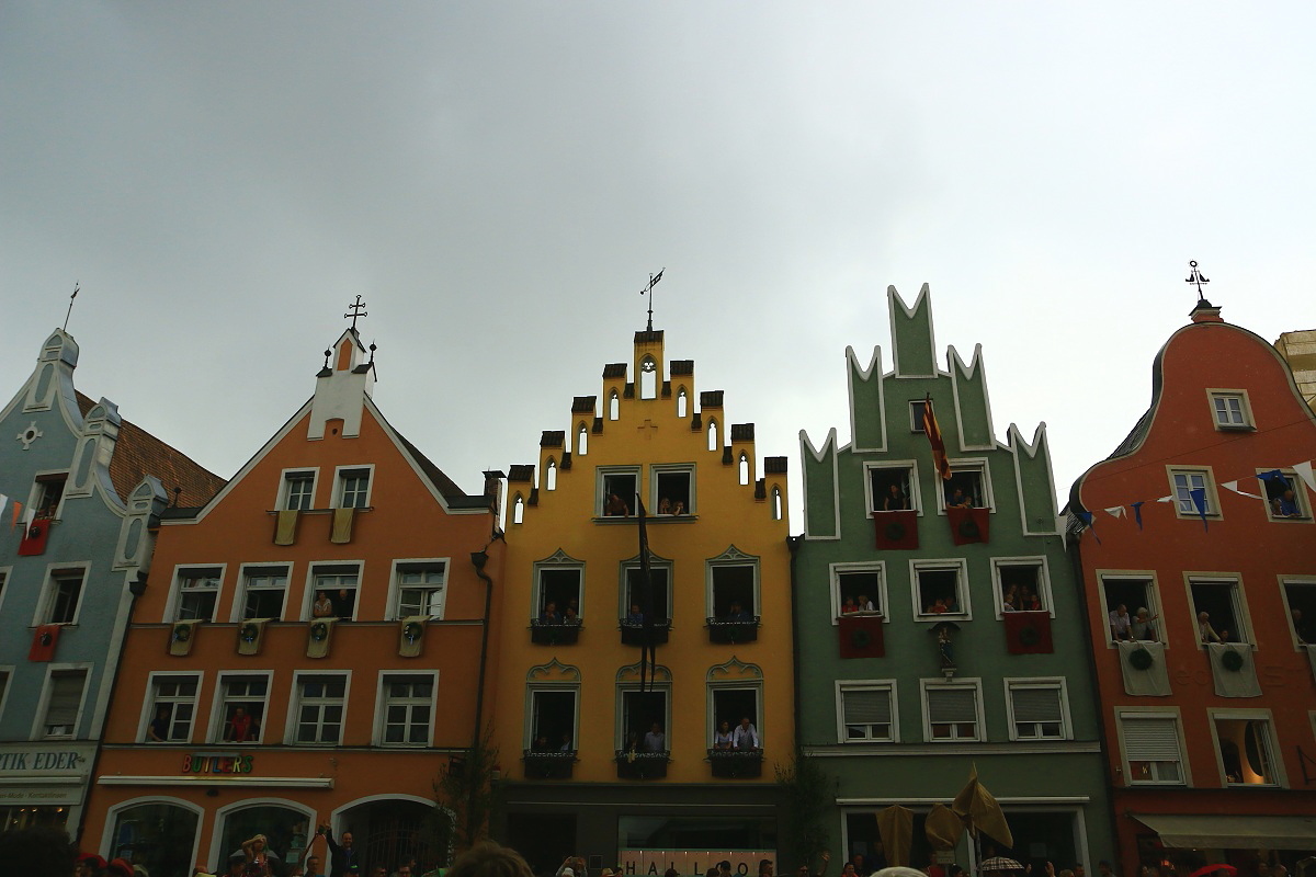 Germania tipiche case di Landshut