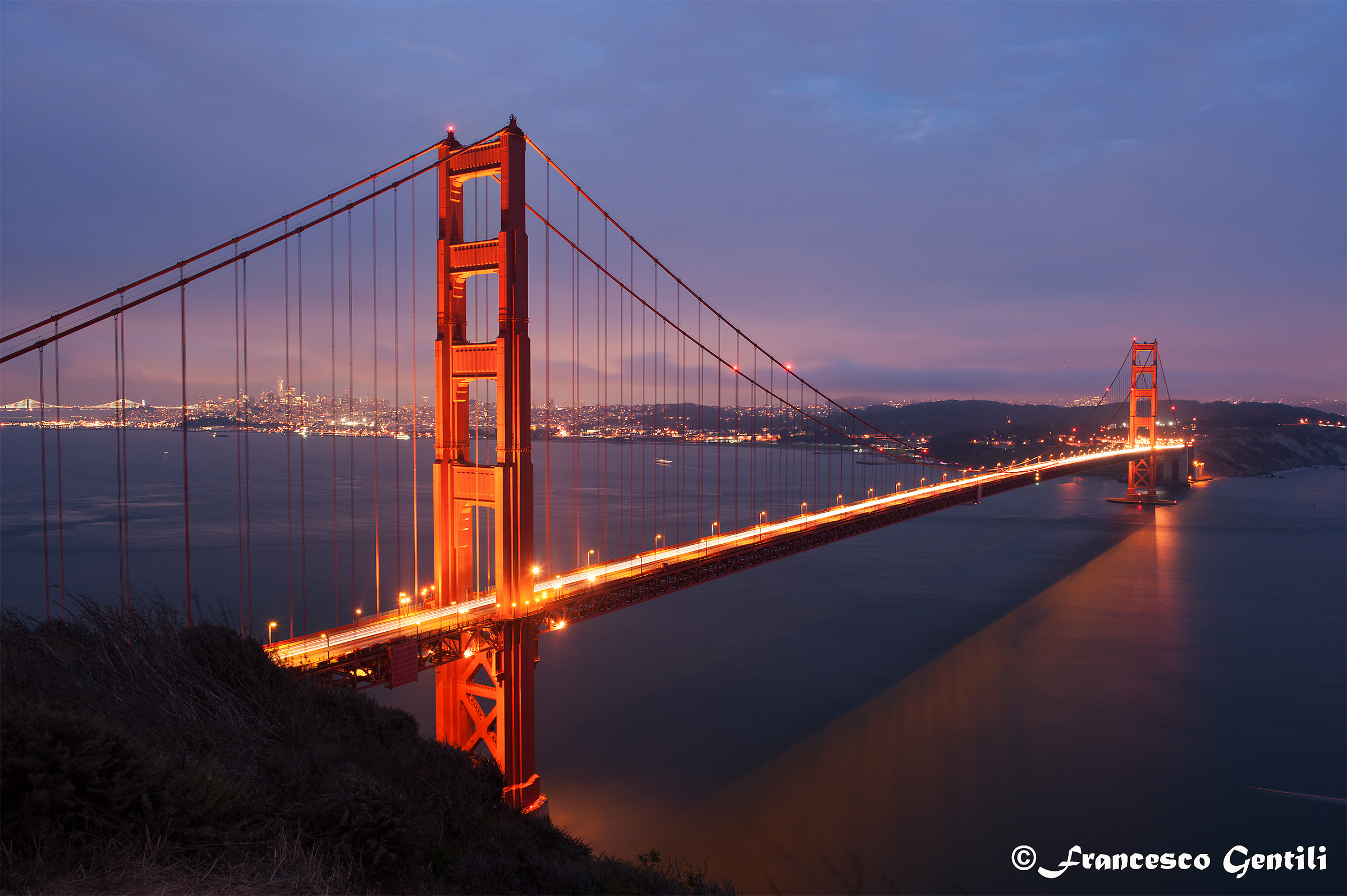 Golden Gate blue hour