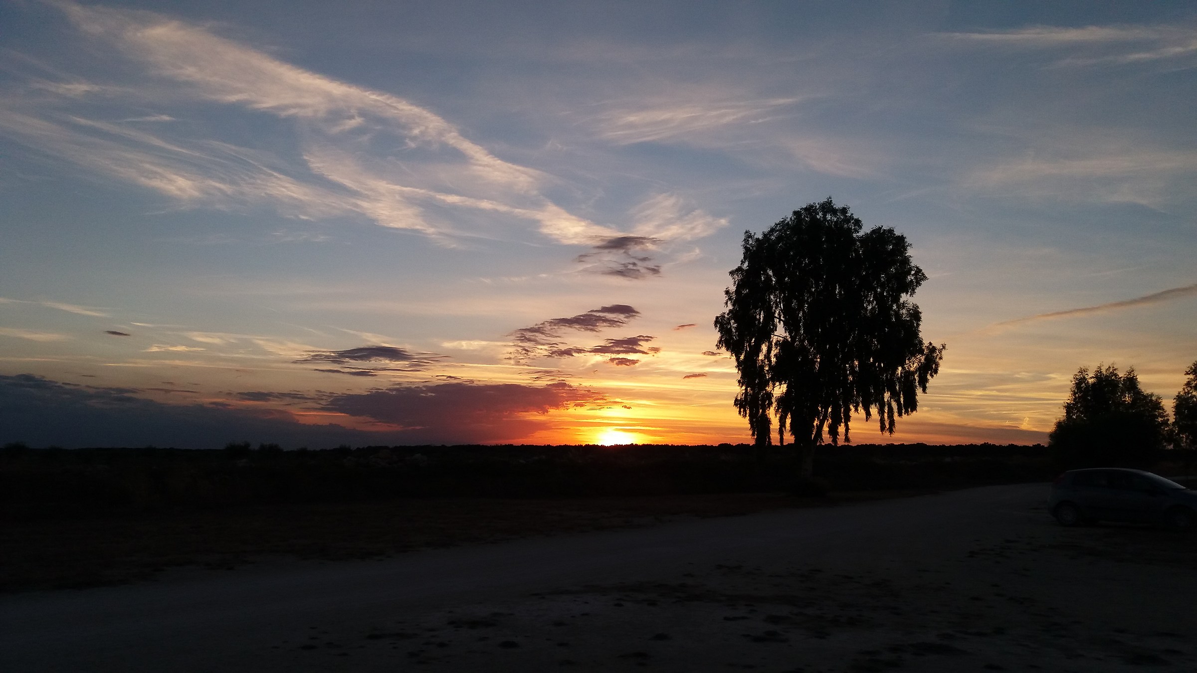 Fine di una spledida giornata