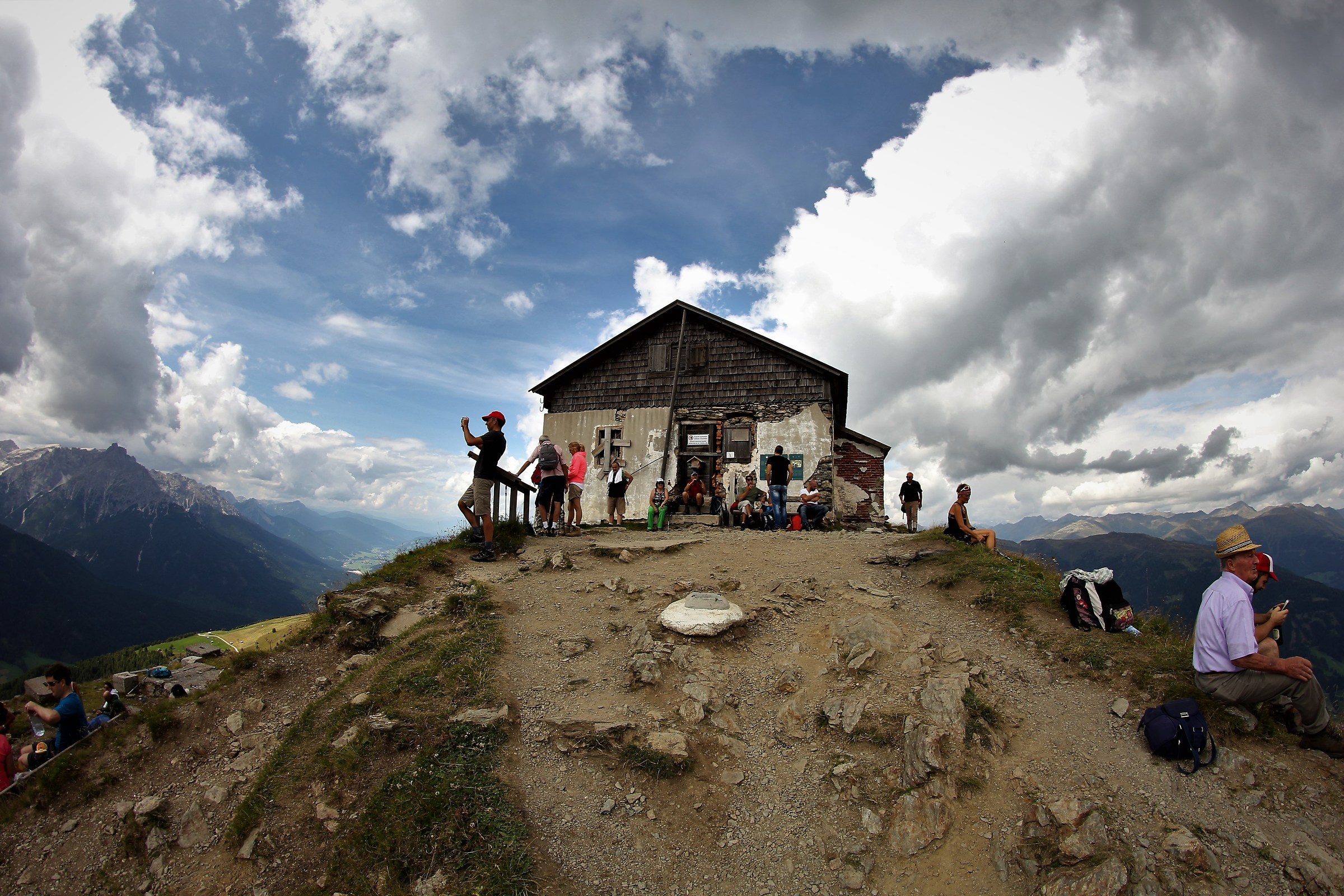 Rifugio Sillian al confine tra Italia e Austria