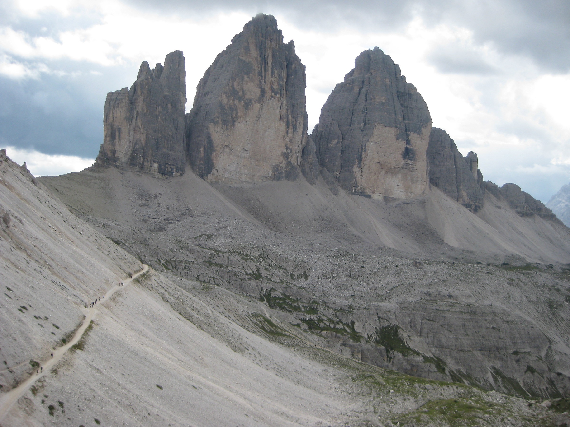 Towards the Three Peaks