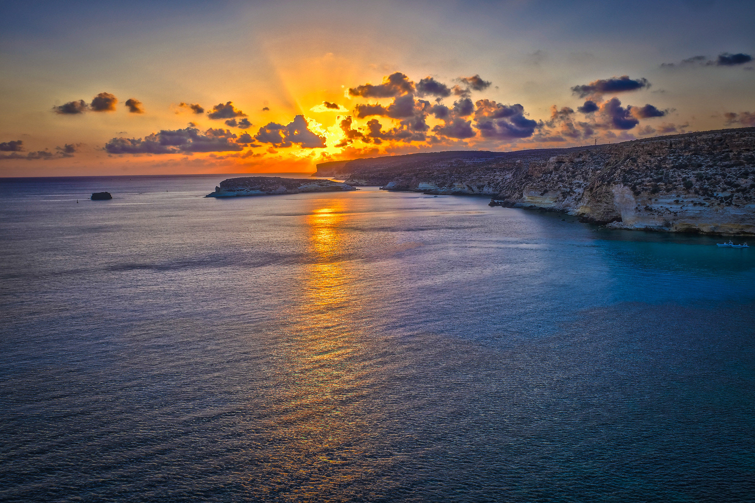 Sunset on the Island of Rabbits