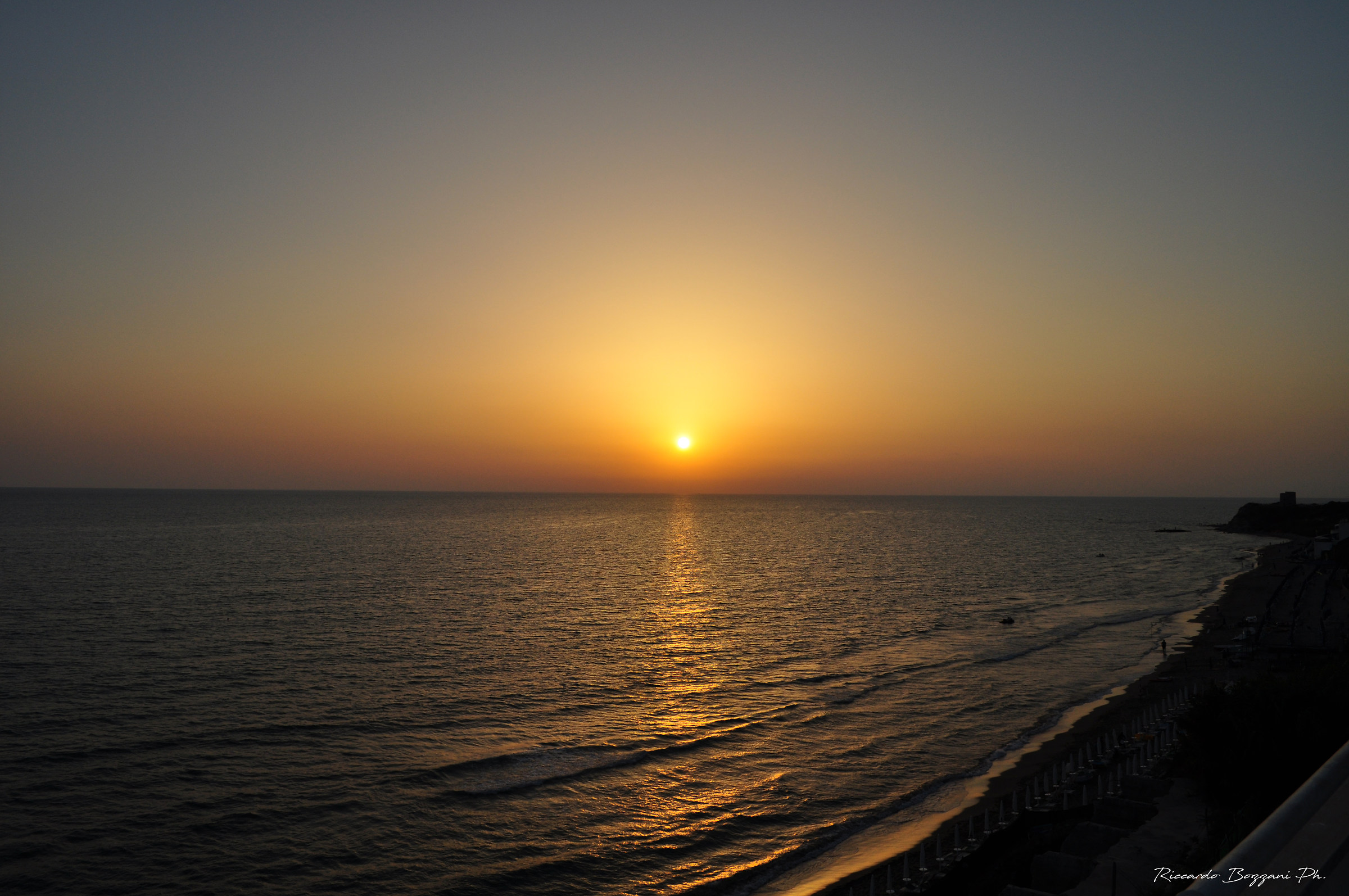 Twilight at the beach