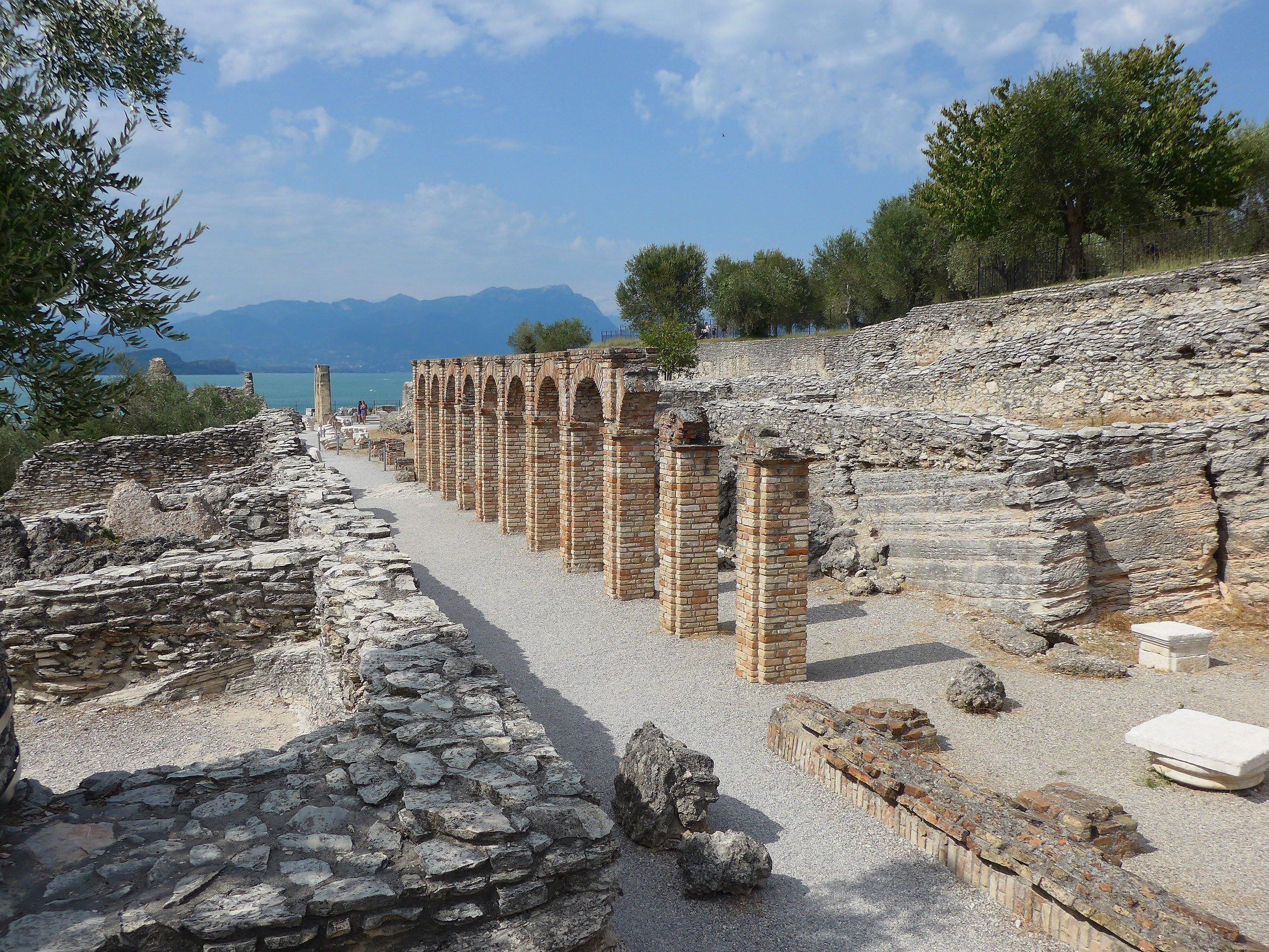 The caves of Catullo in Sirmione