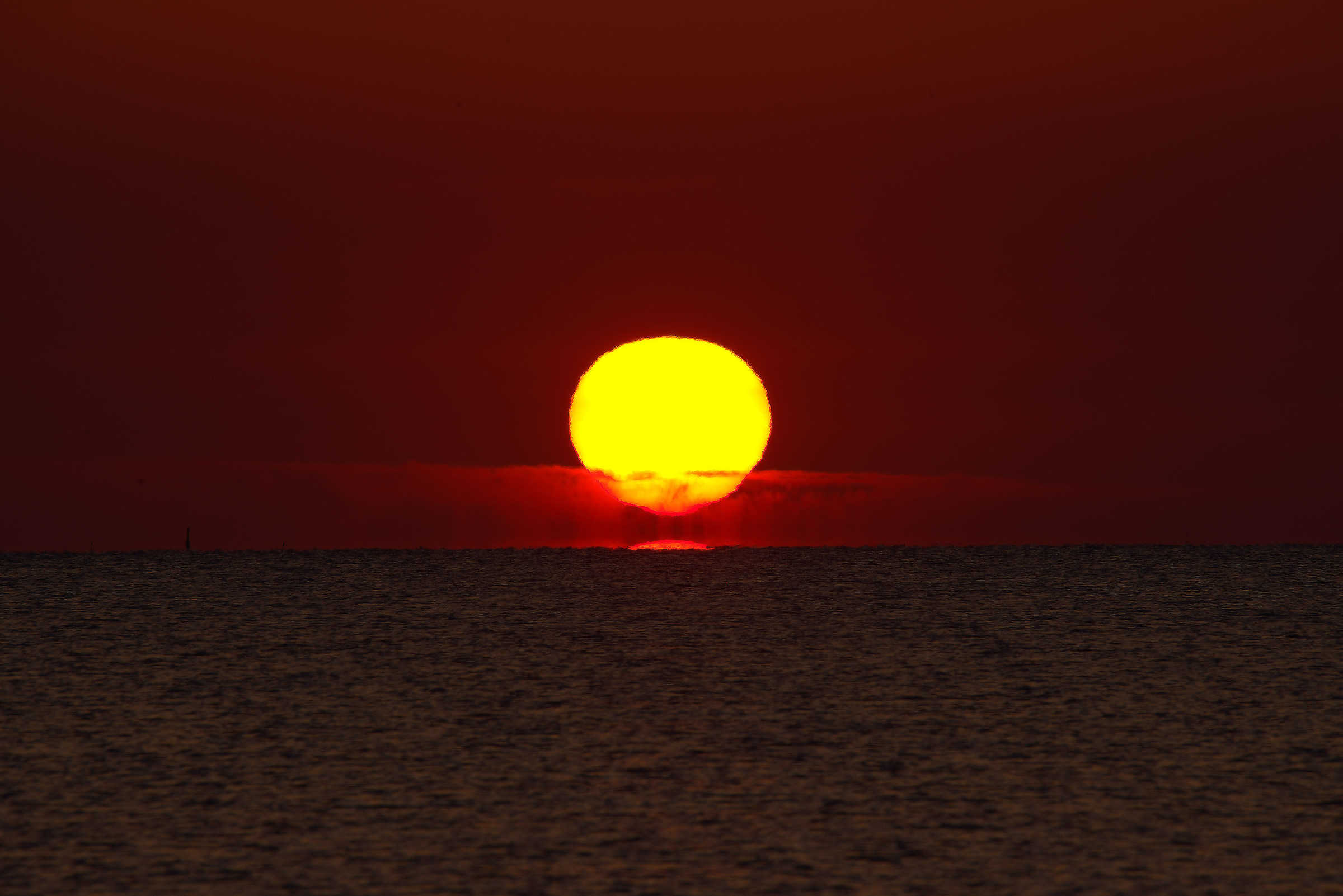 Sunrise over the sea