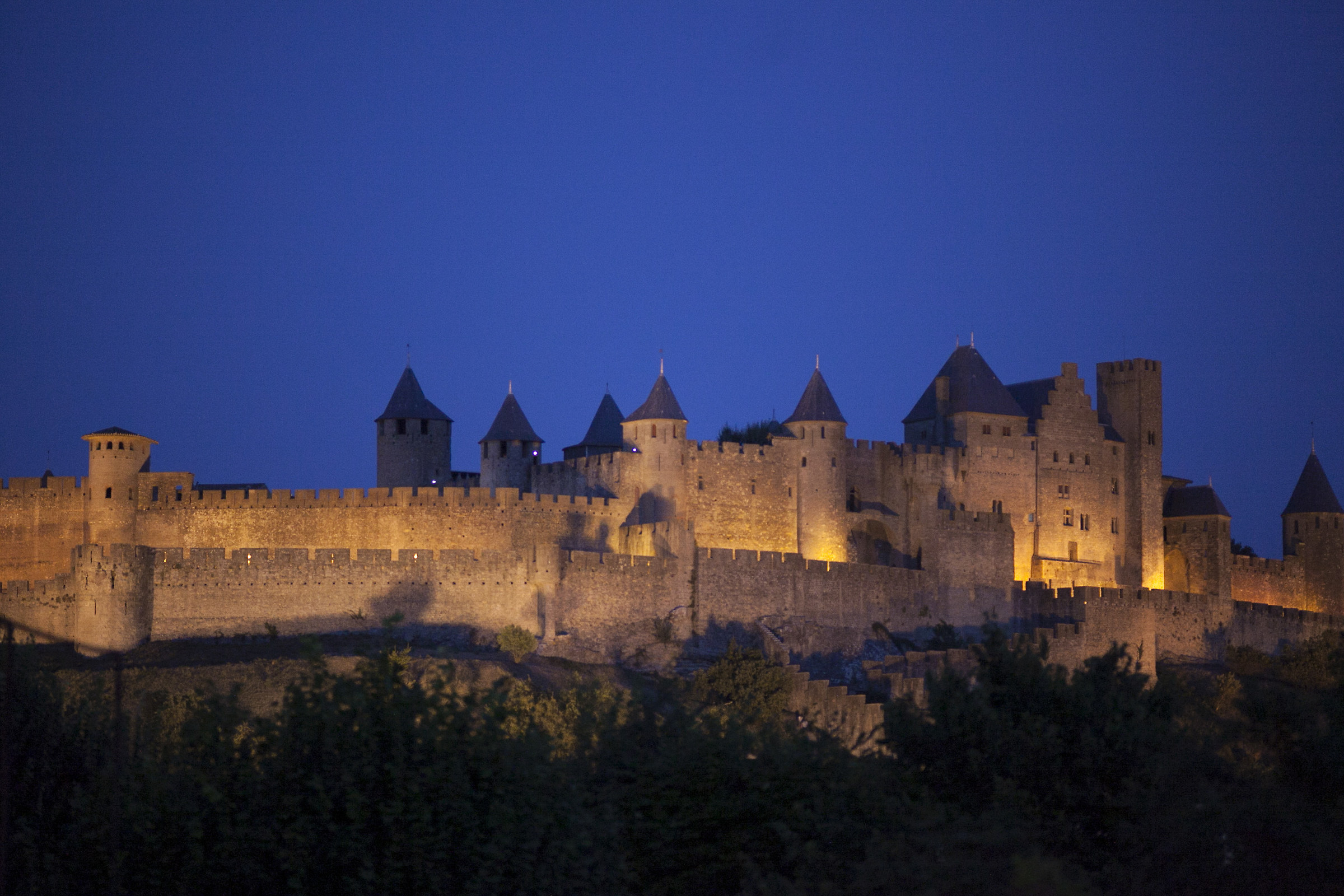 Carcassonne-the tall town