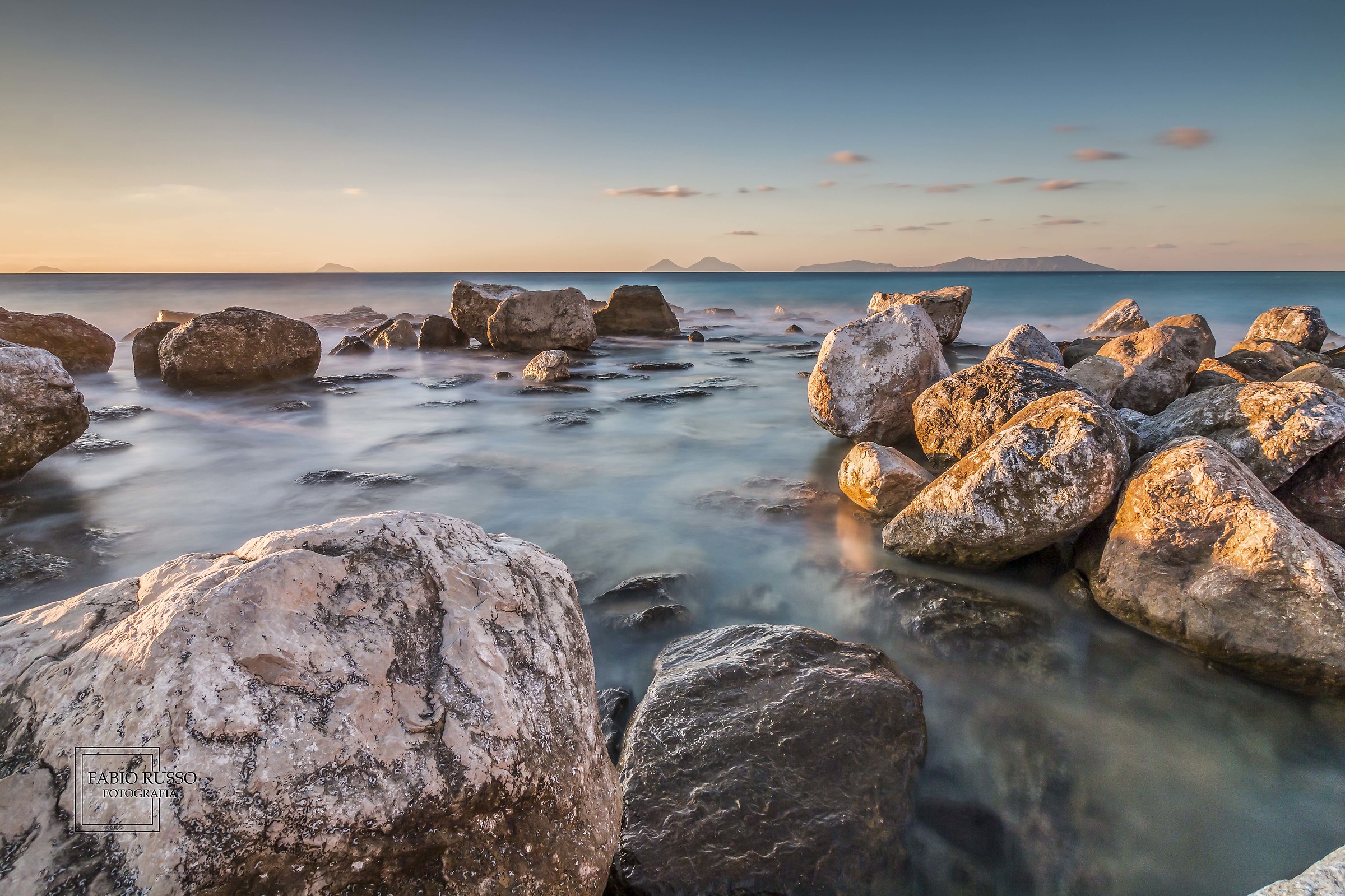 Sunset on the Aeolian Islands