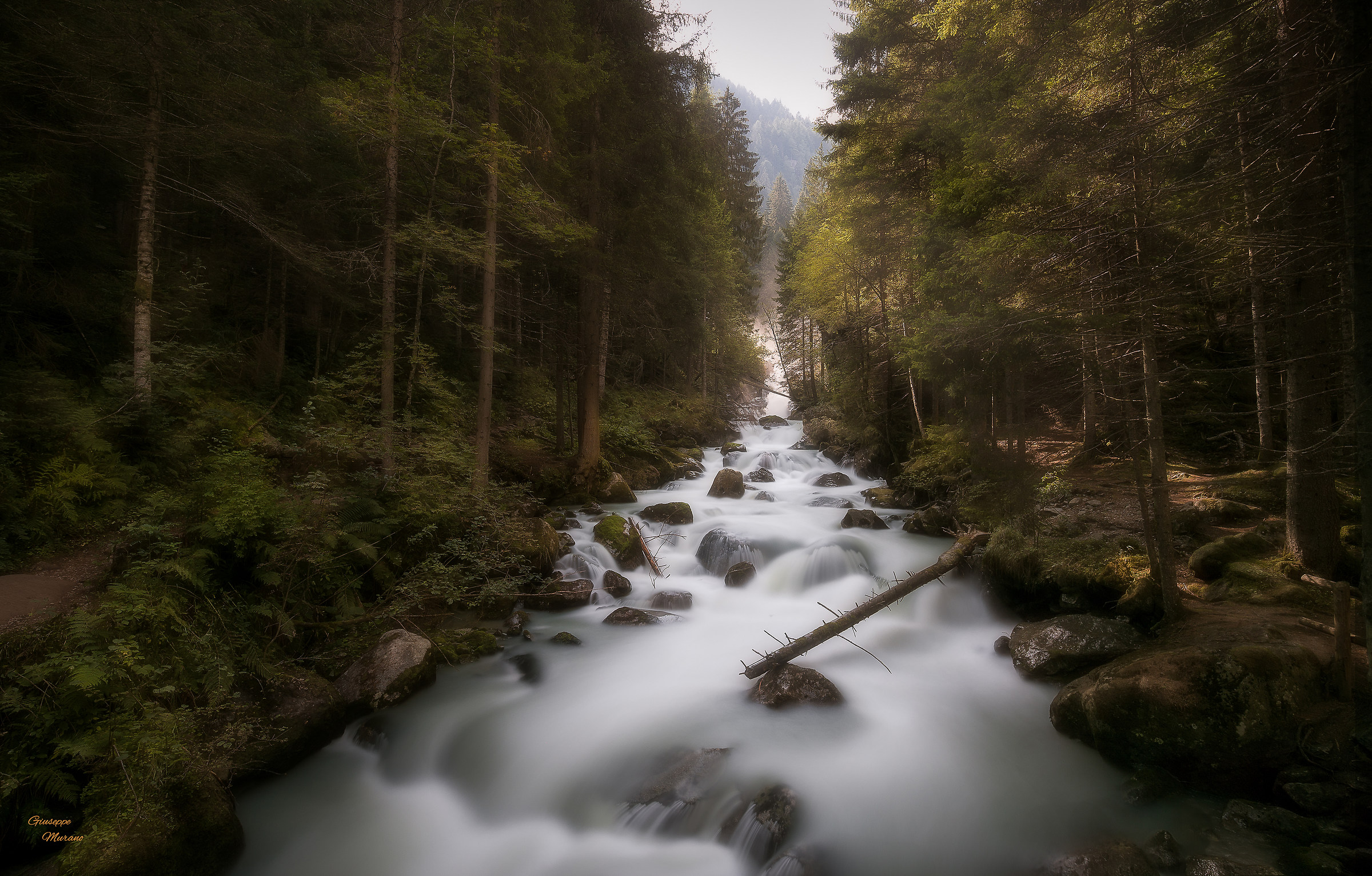 Crossing a bridge ..