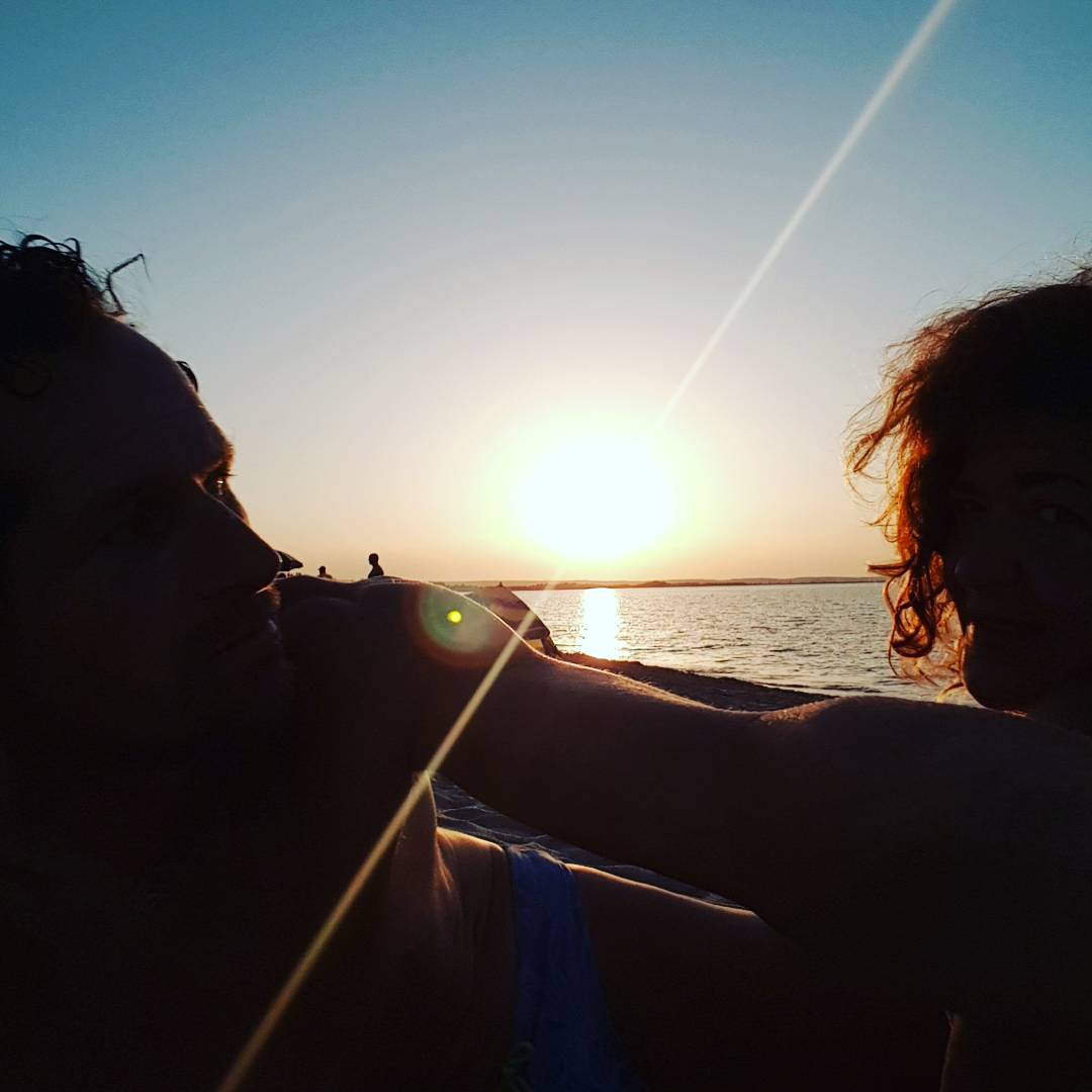 Sunset at the end of August