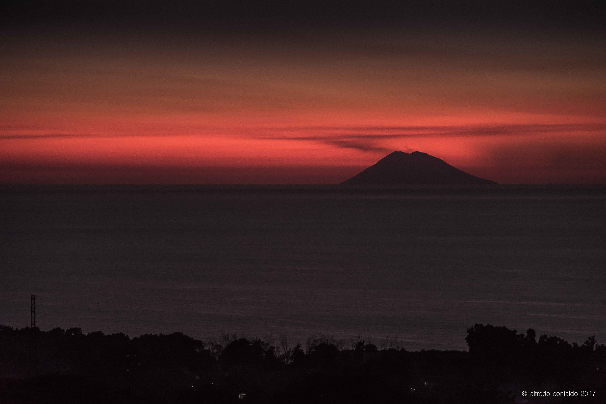 Stromboli's skies