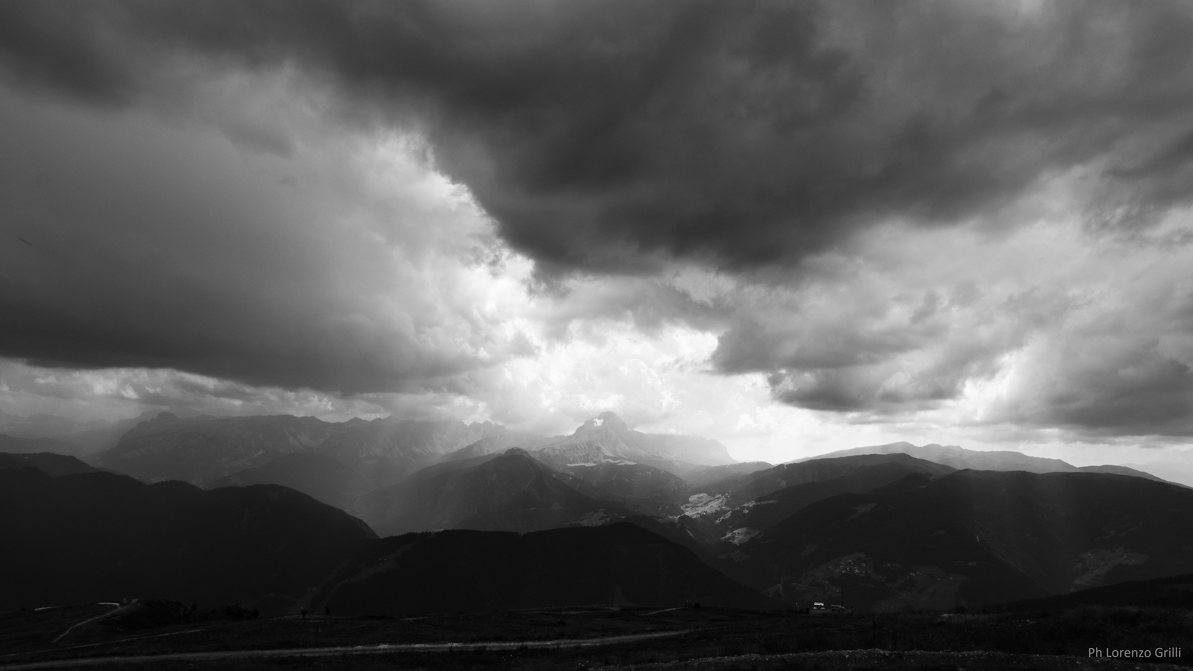 View from the Plan de Corones