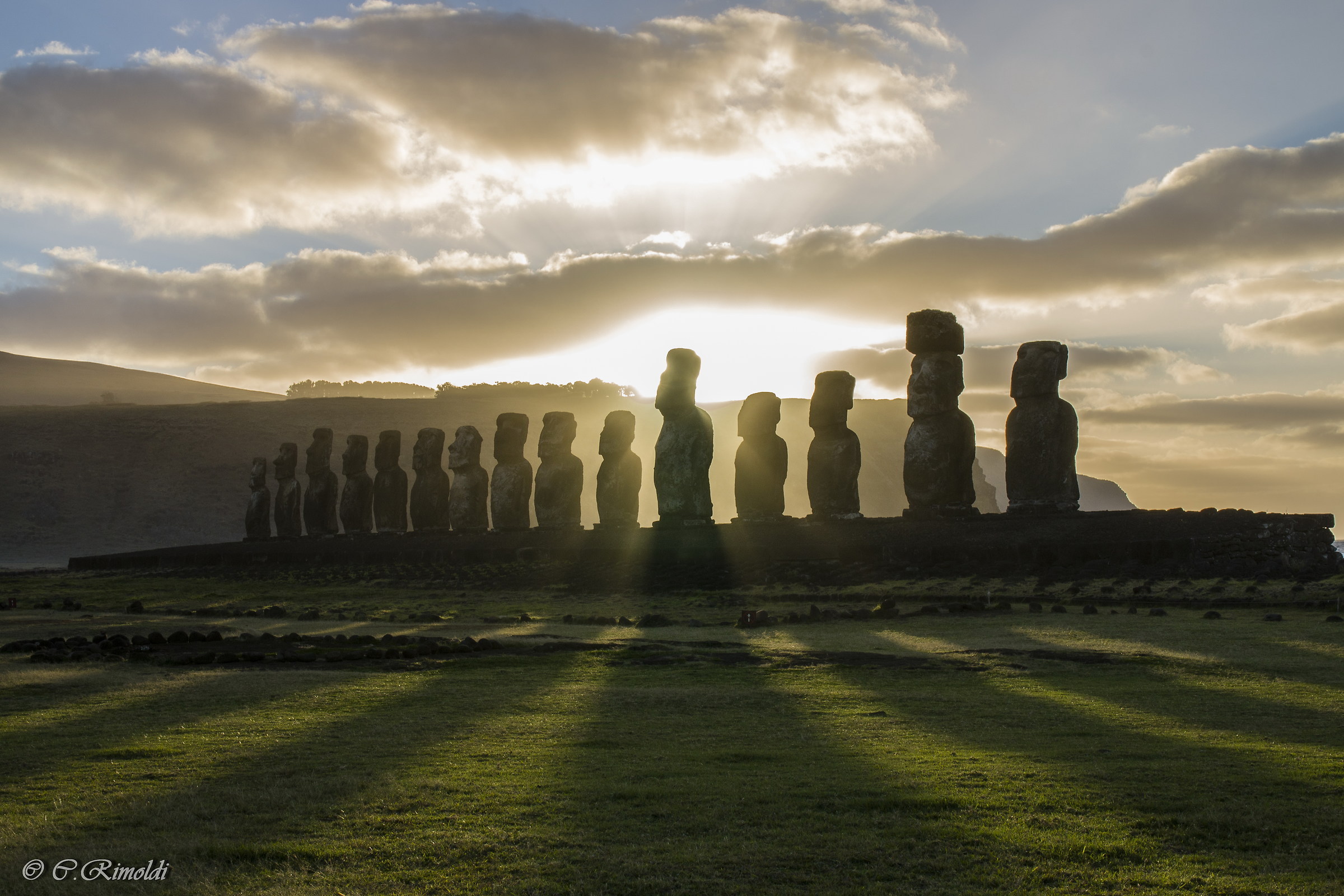 Sunrise on Easter Island
