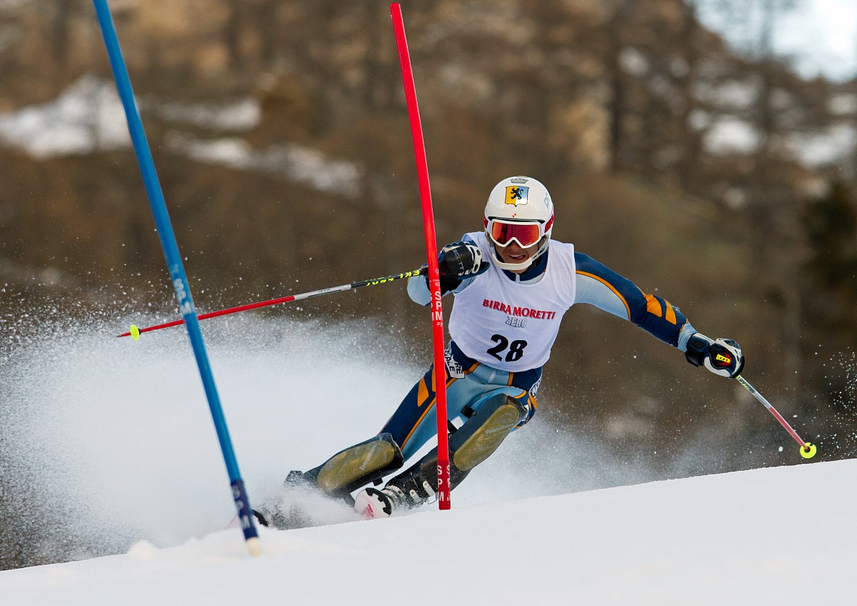 Slalom in Valgrisenche (Faith Guedoz)