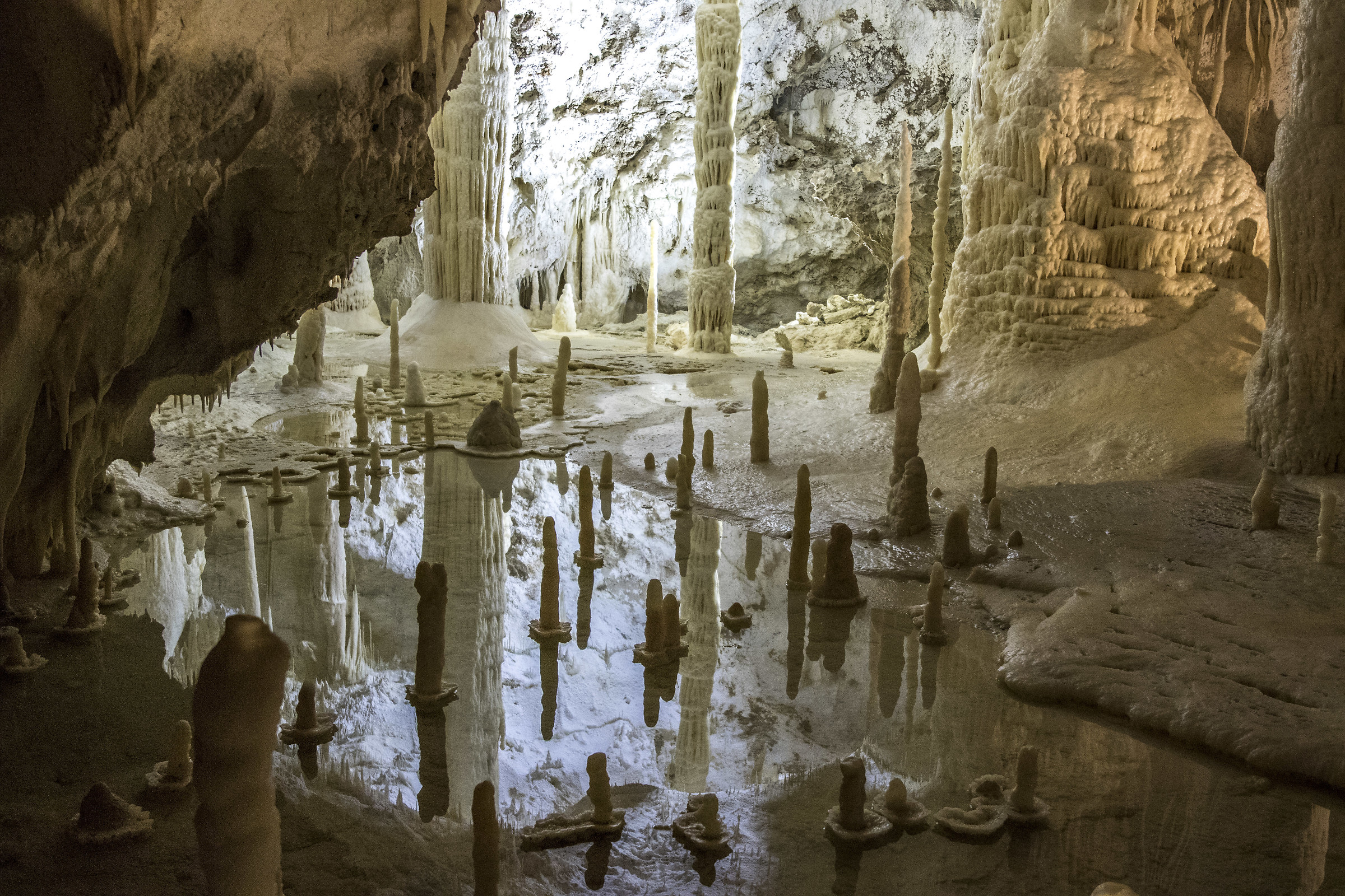 In the depths of the earth .....