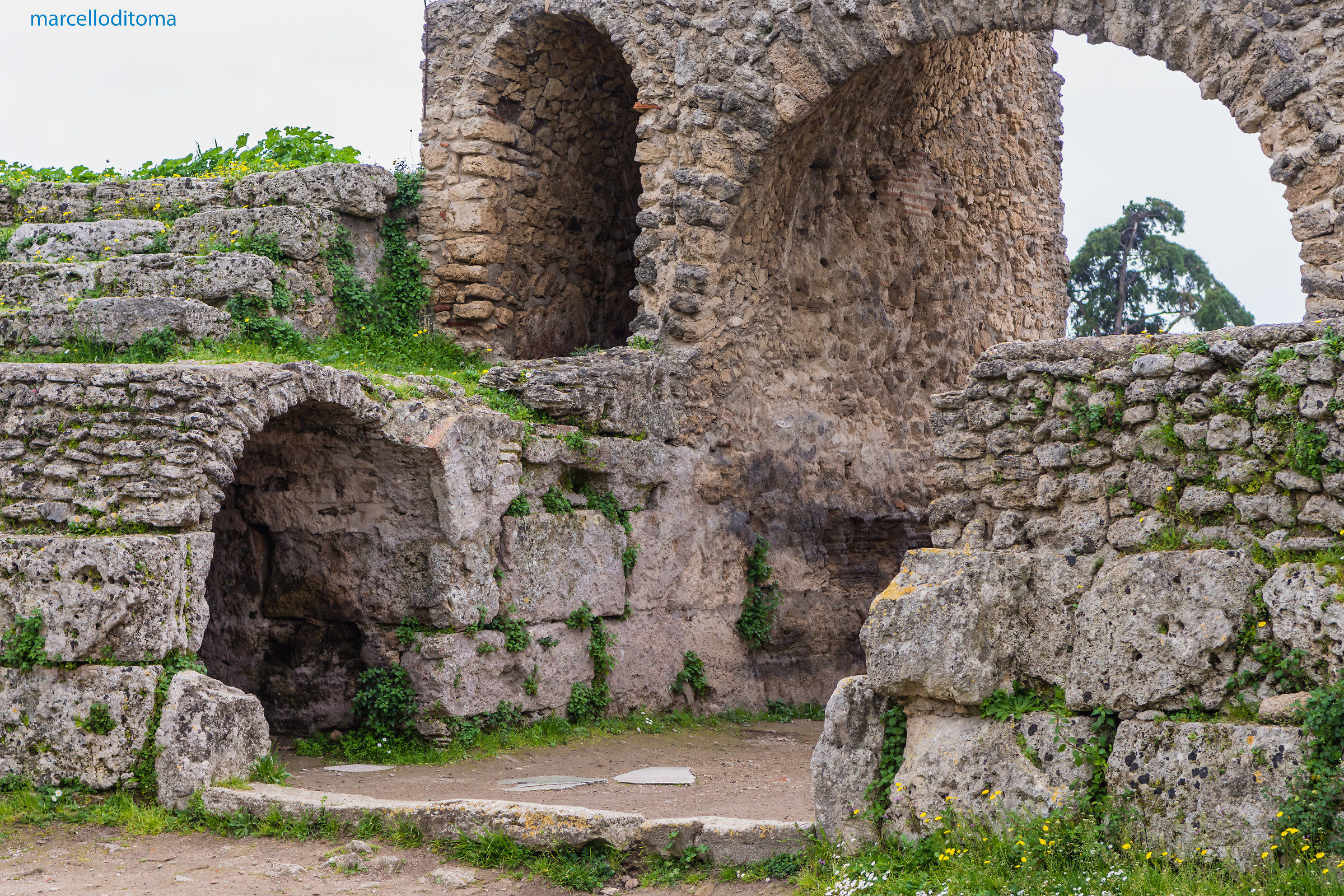 The entrance to the amphitheater