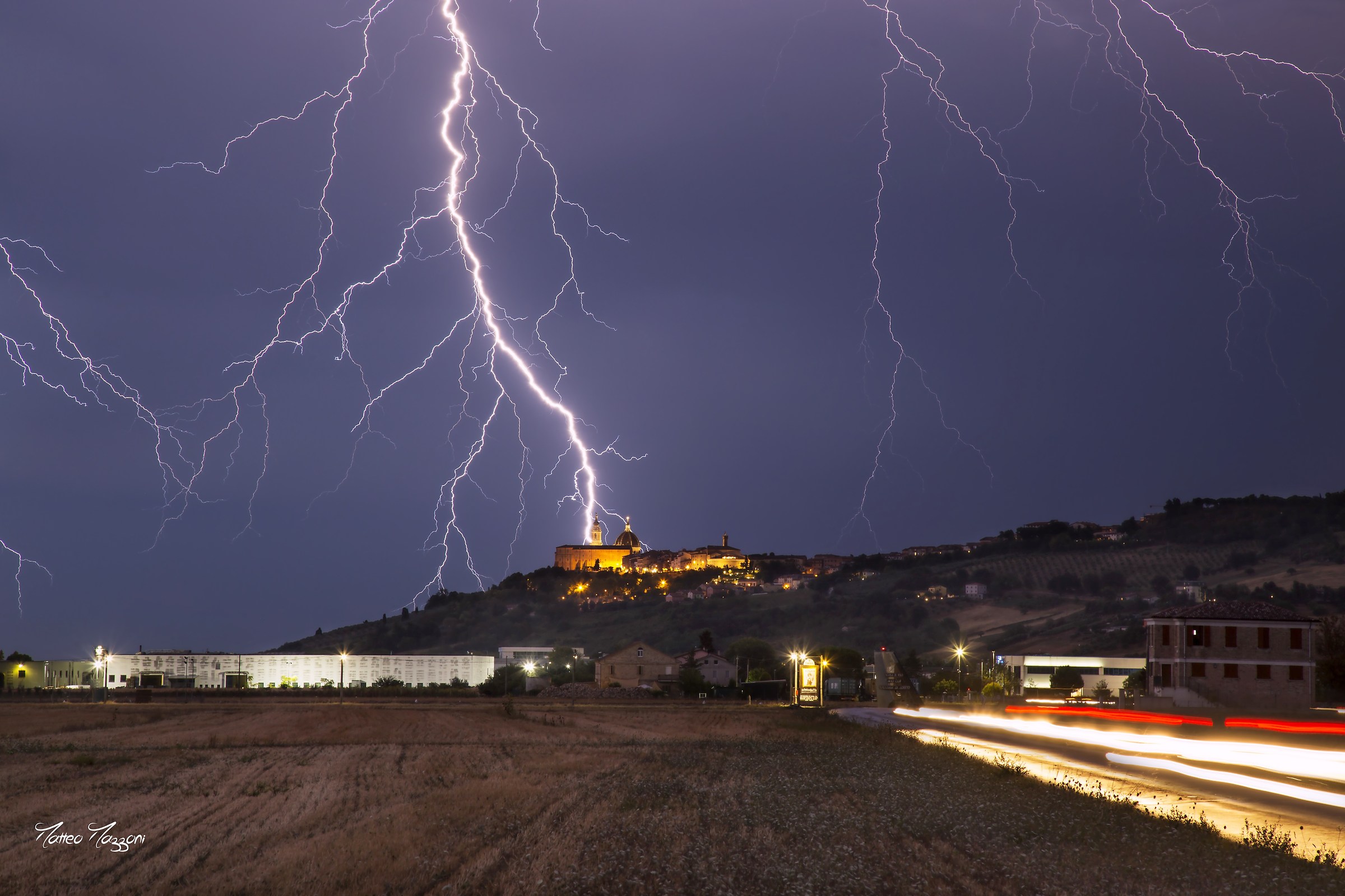 Lightning on the Basilica