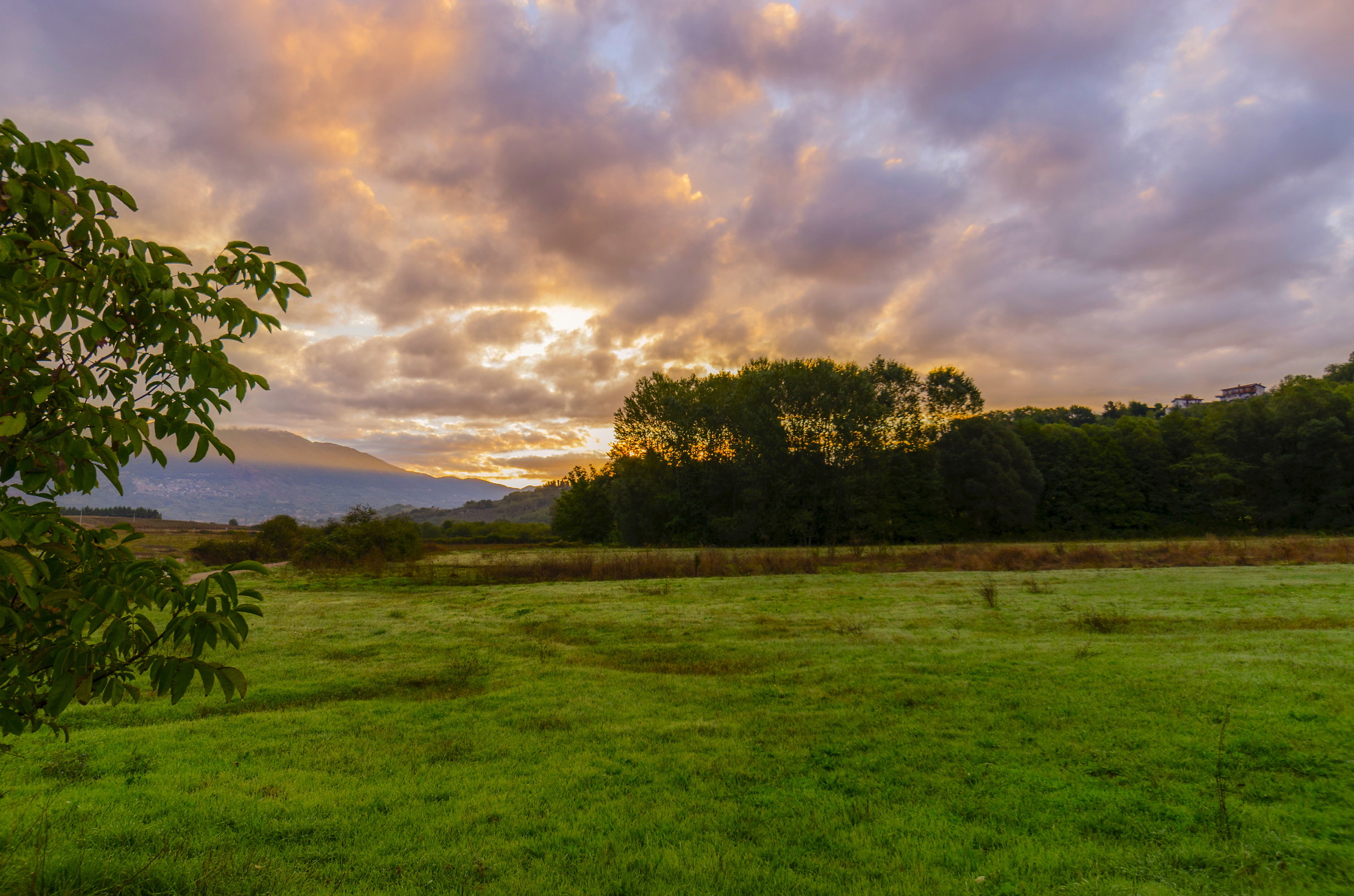Alba nella mia campagna
