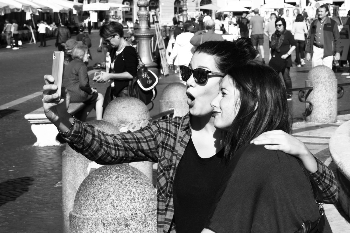 Let's get a selfie ...