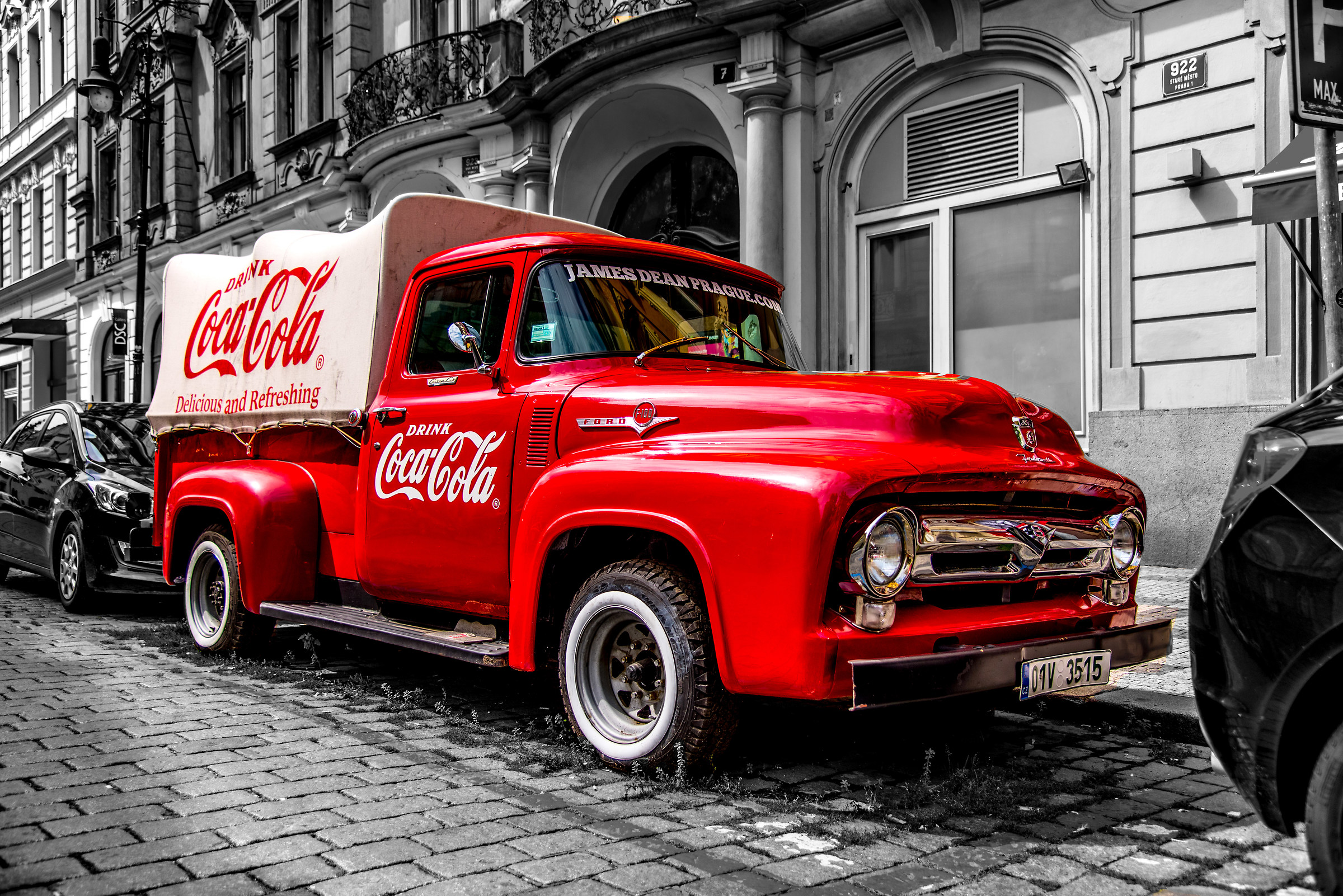 Coca Cola on the streets of Prague