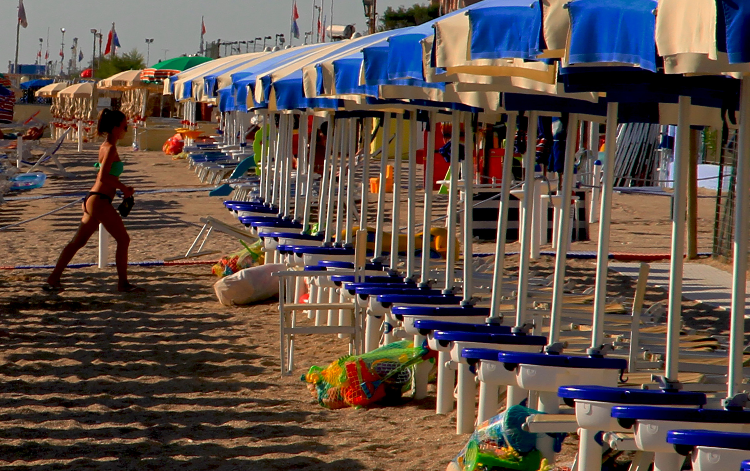 The quiet before vacationers