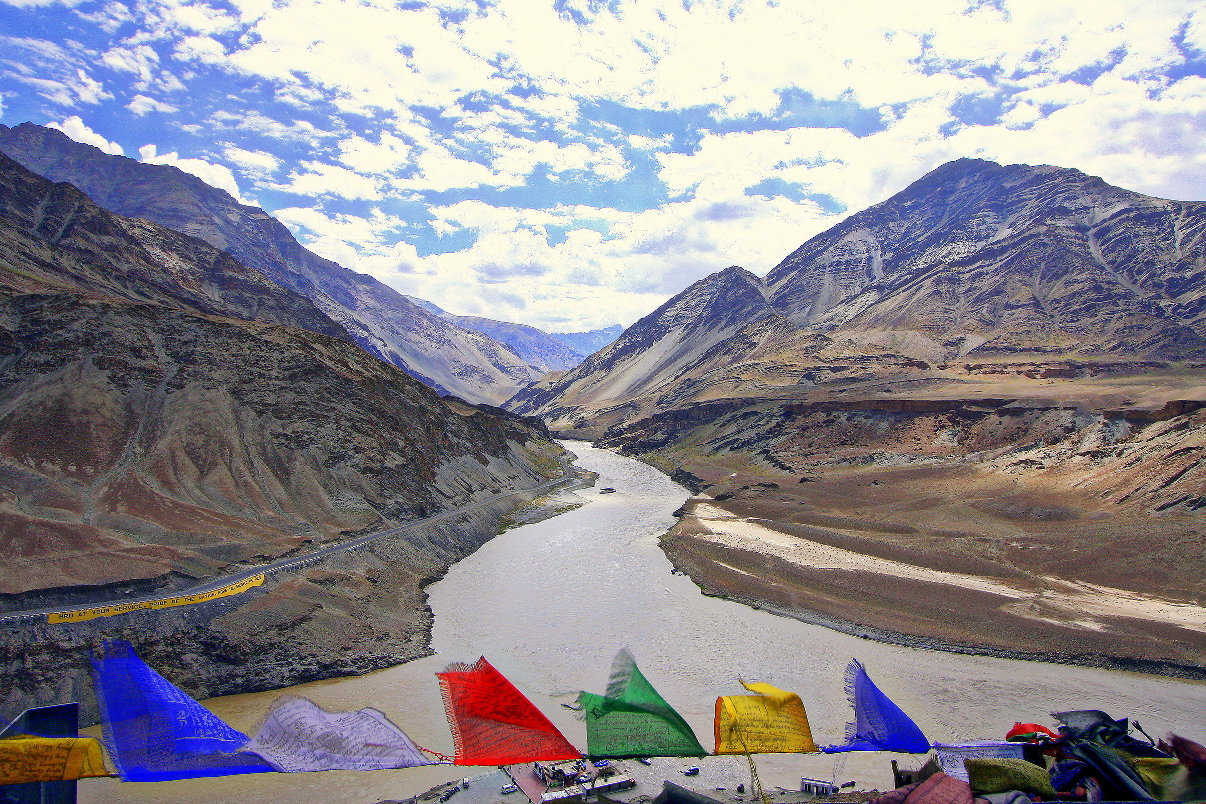 lo zanskar si unisce all'indo