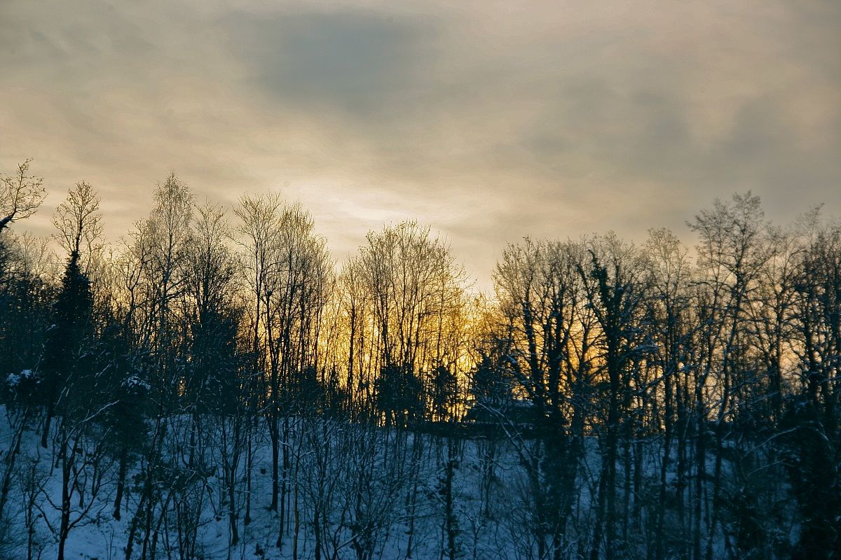 le prime luci del sole