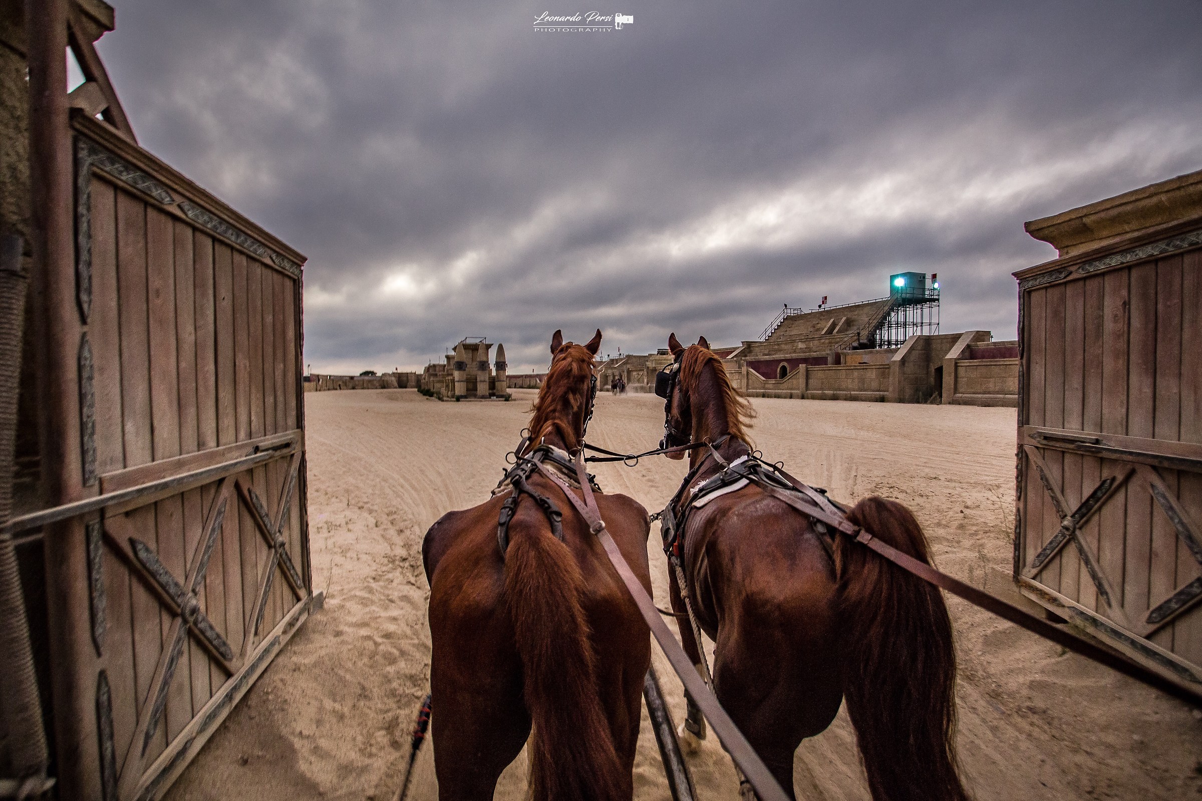 A round trip with the big dude in the real set of the BEN HU...