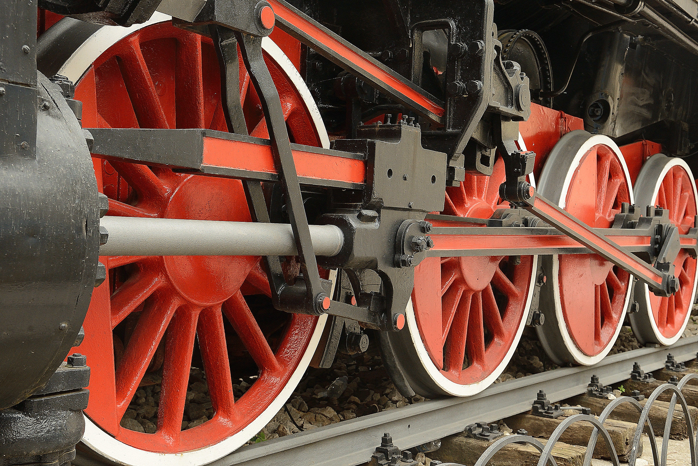 The train wheels