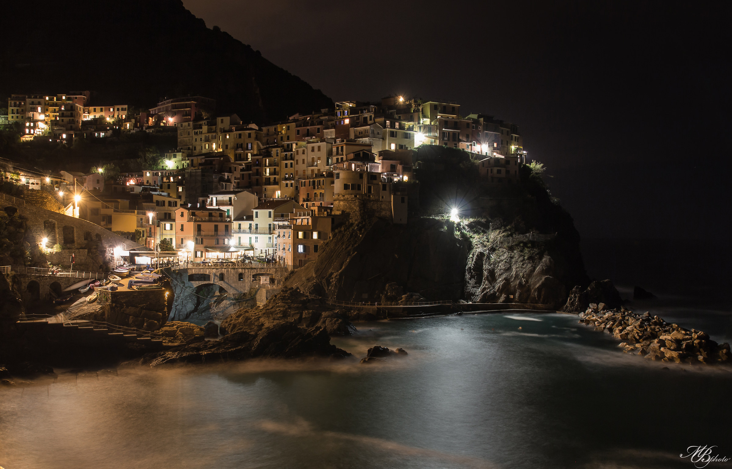Manarola in notturna