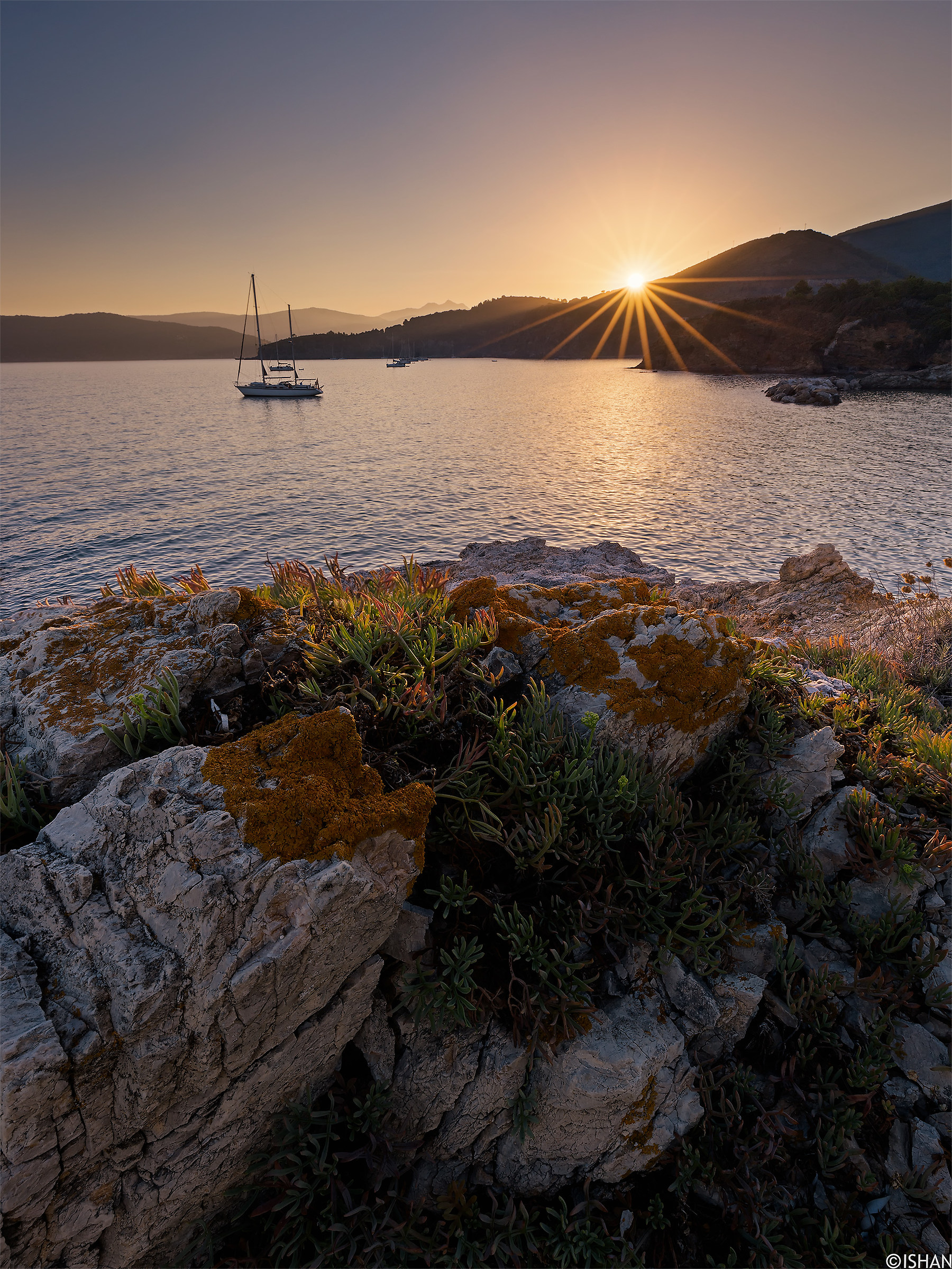 The last rays of the sun