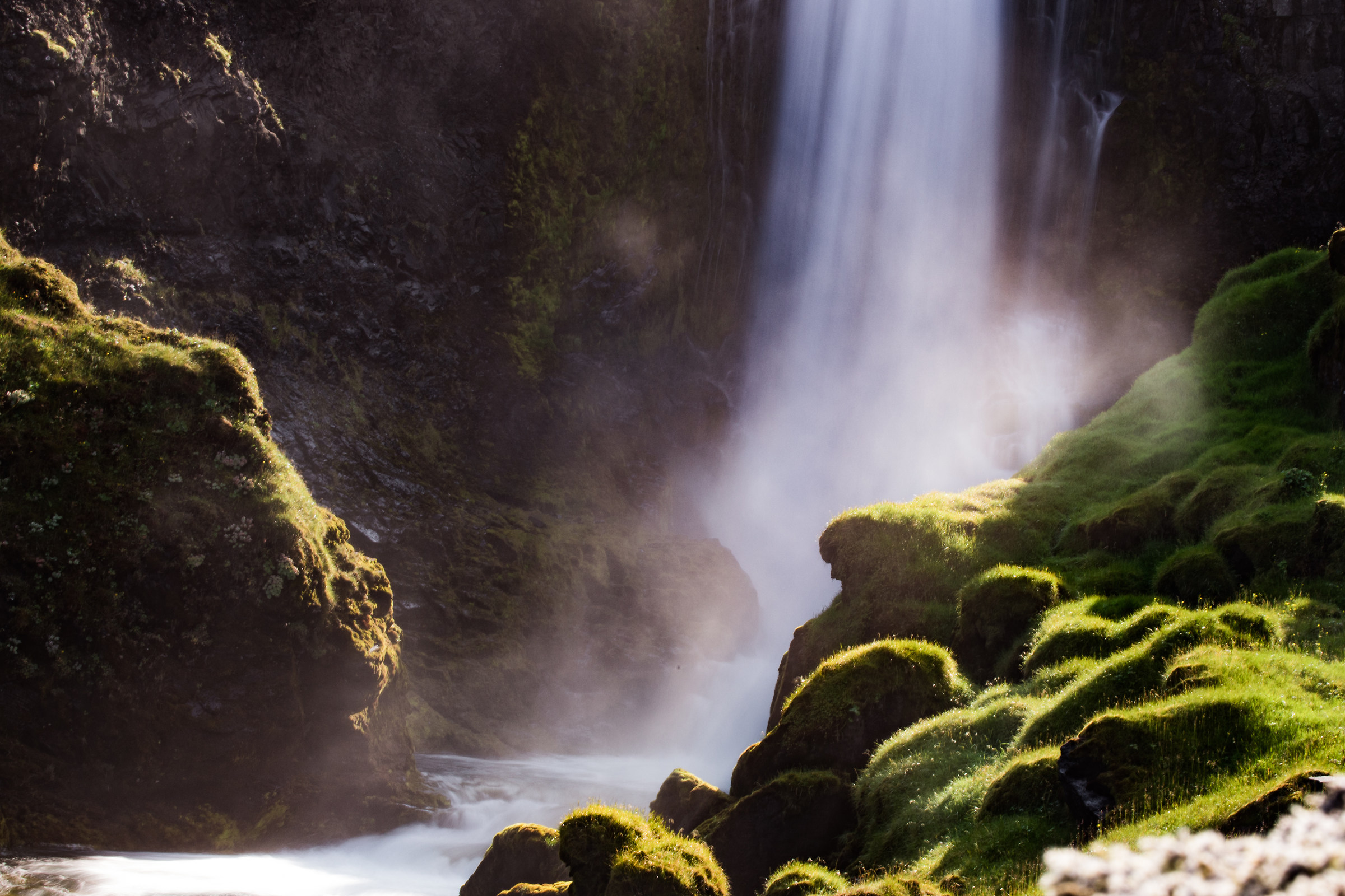 Waterfall in Iceland