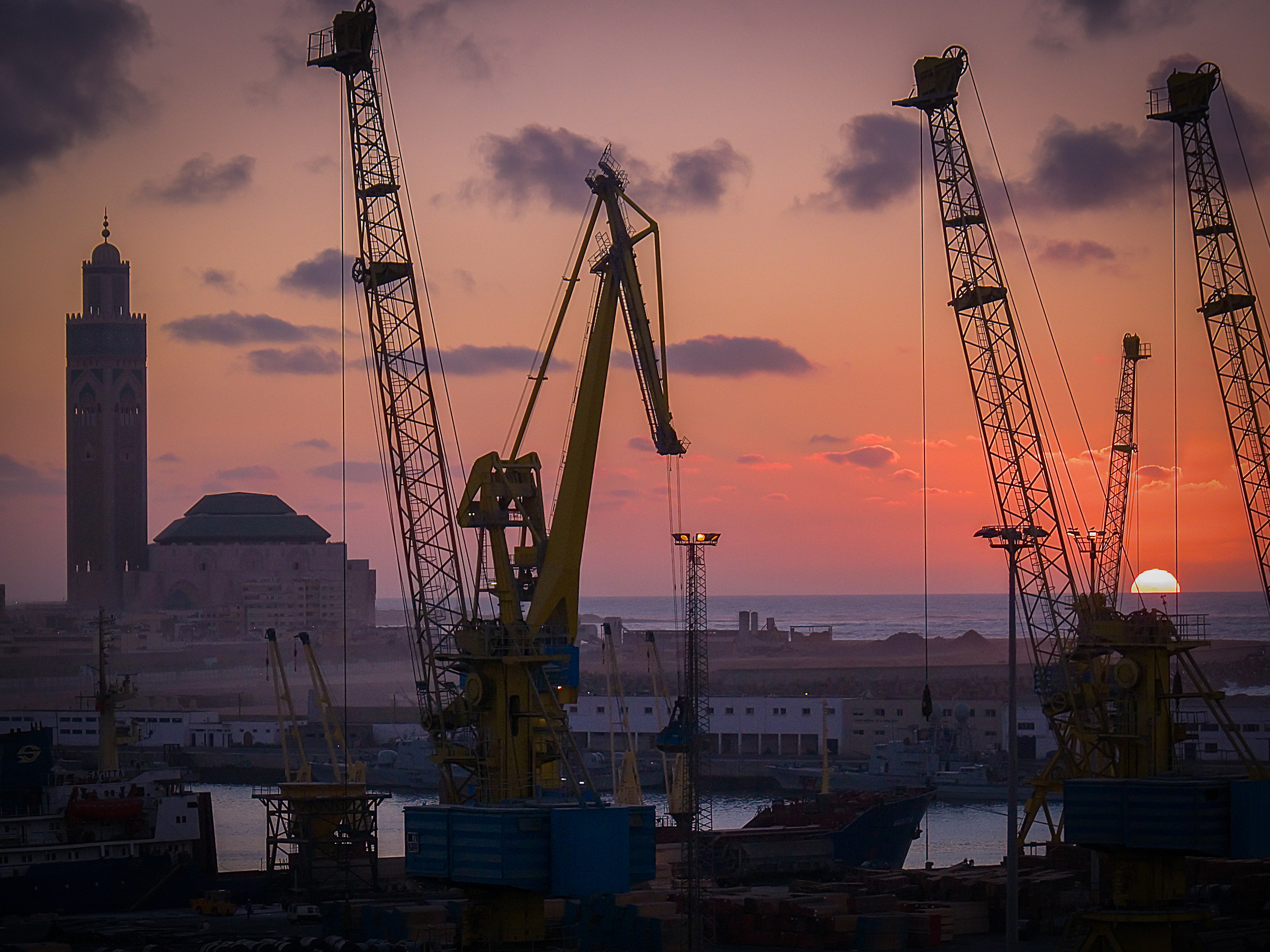 Casablanca harbor