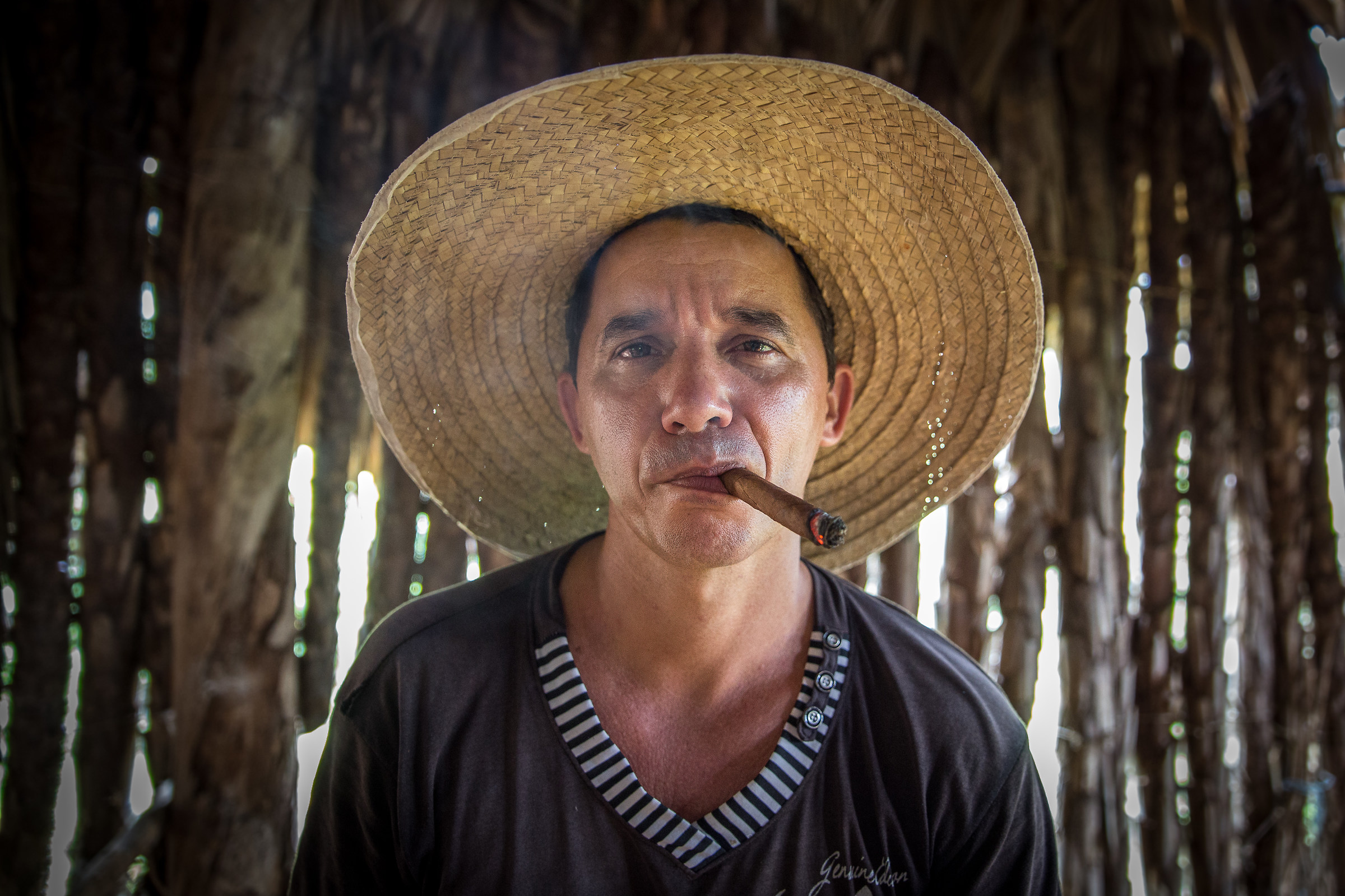 Campesino a Viñales. Pinar del Rio.
