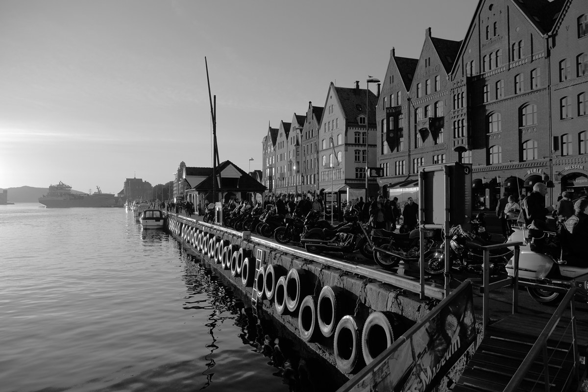 The evening in Bergen