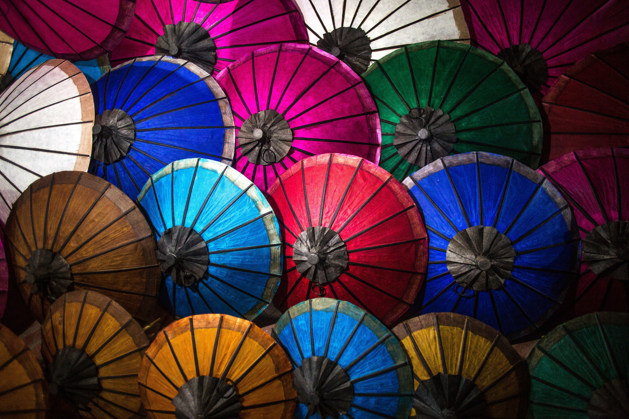 Gli Ombrellini di Luang Prabang. Laos