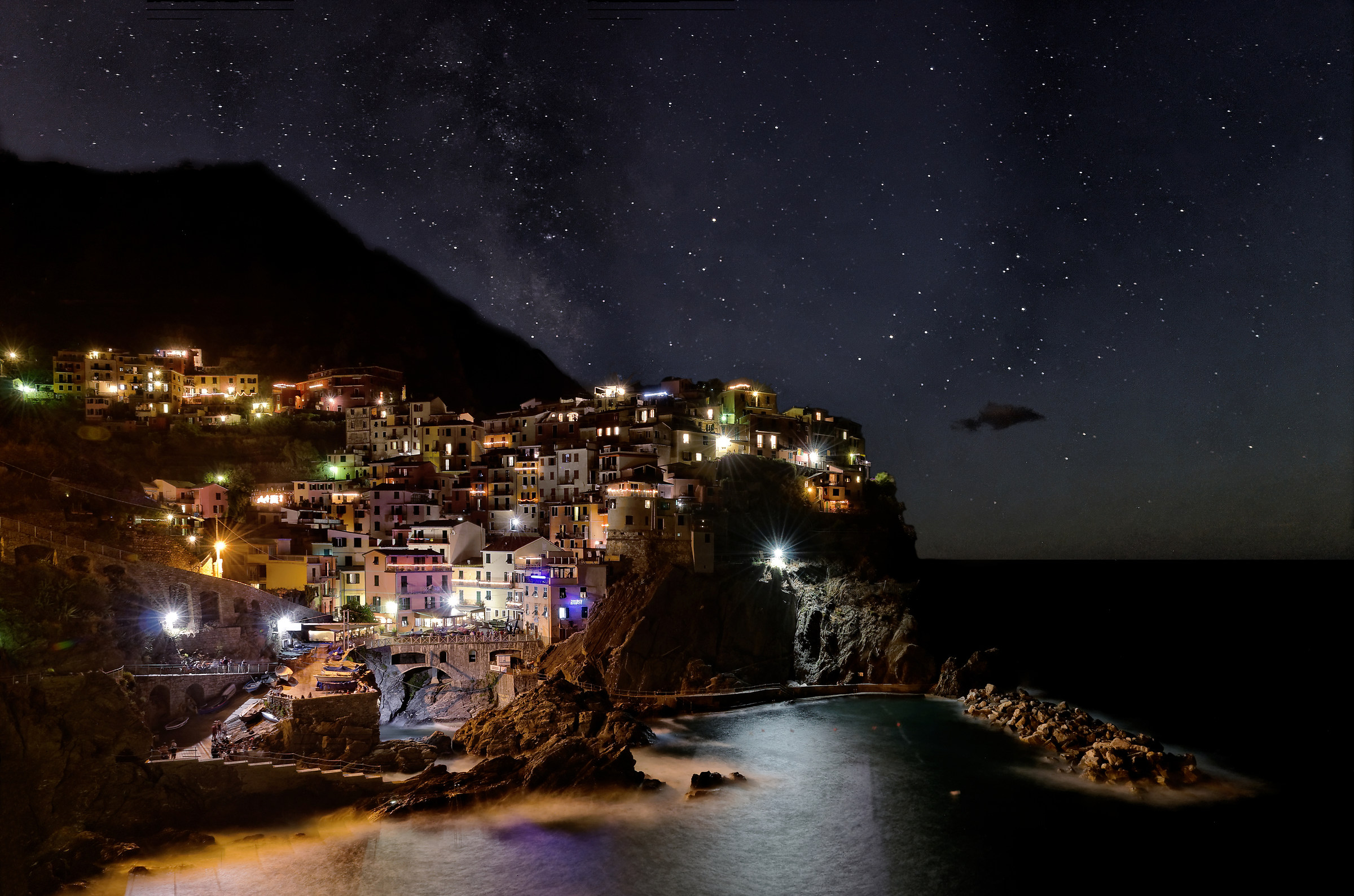 Manarola sotto le stelle