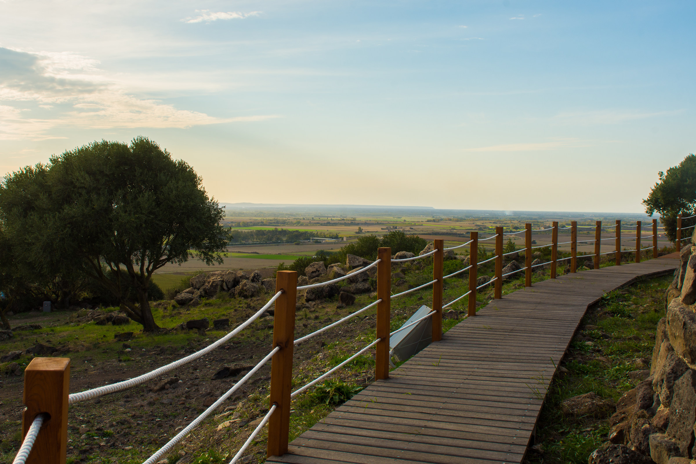 Vista dal nuraghe Cuccurada di Mogoro