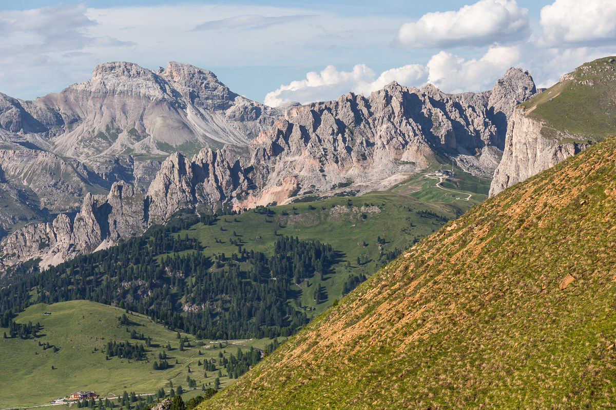 Towards Val Gardena ...