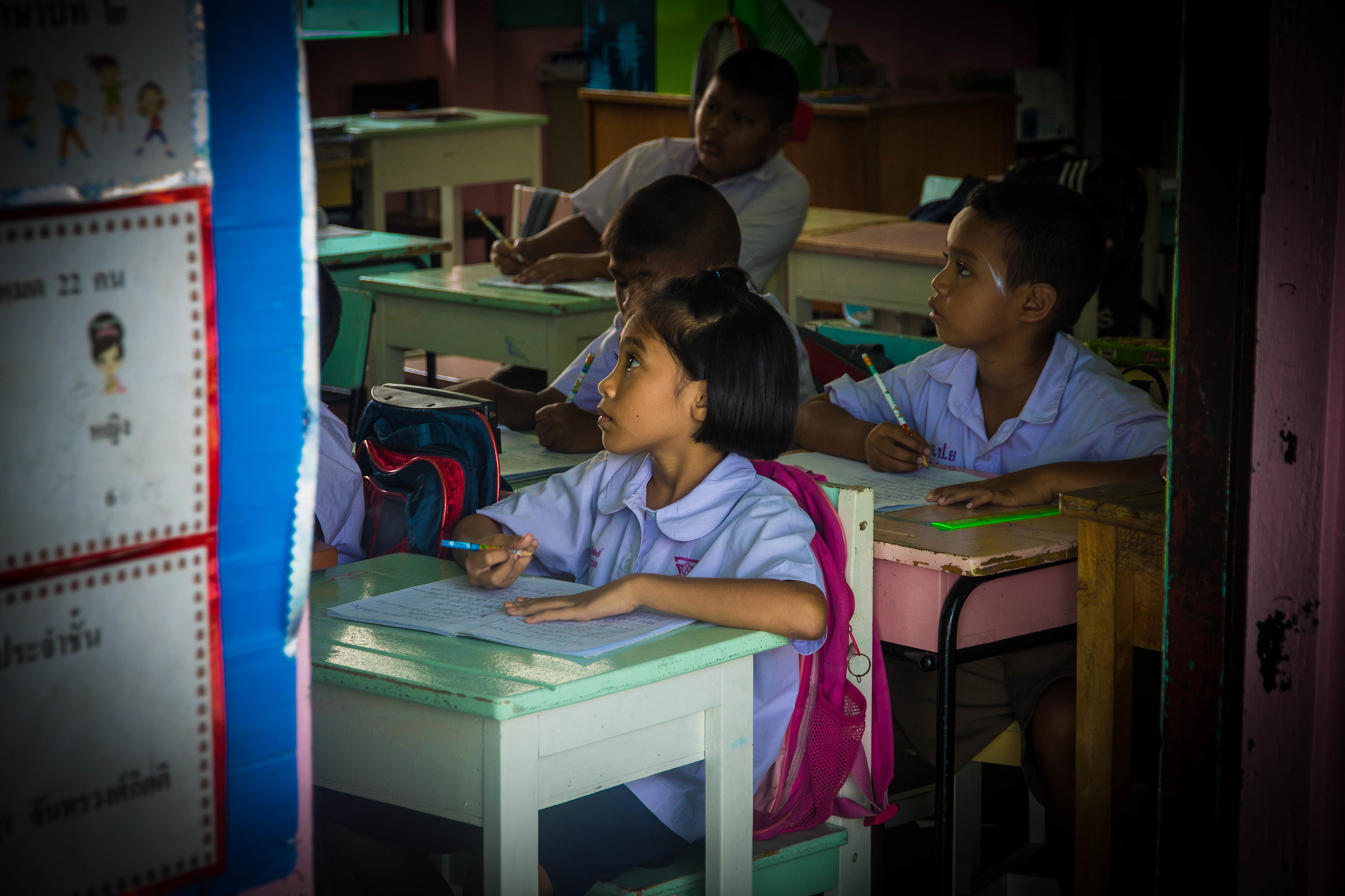 At School, Phuket, Thailand