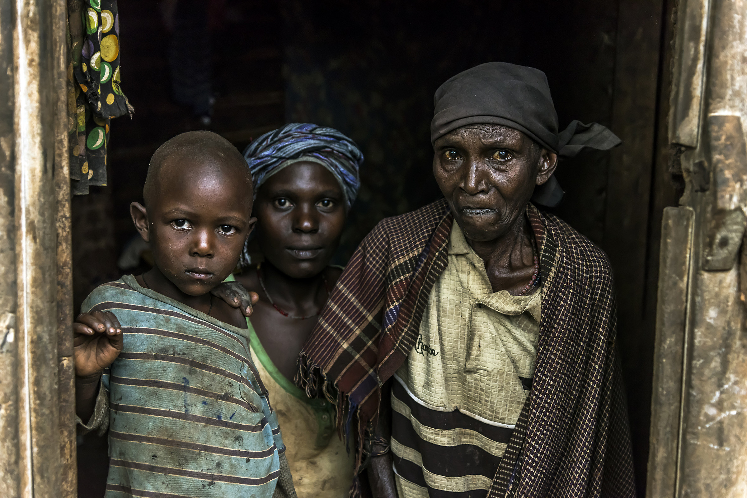 In a rural hut - Uganda