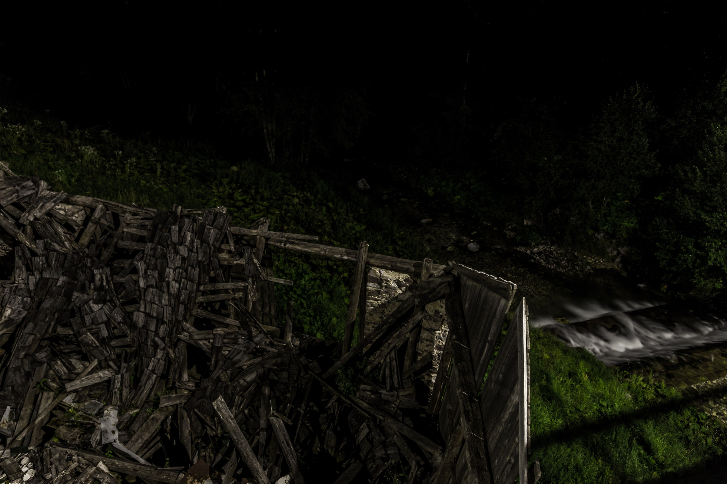 the ruin and the creek