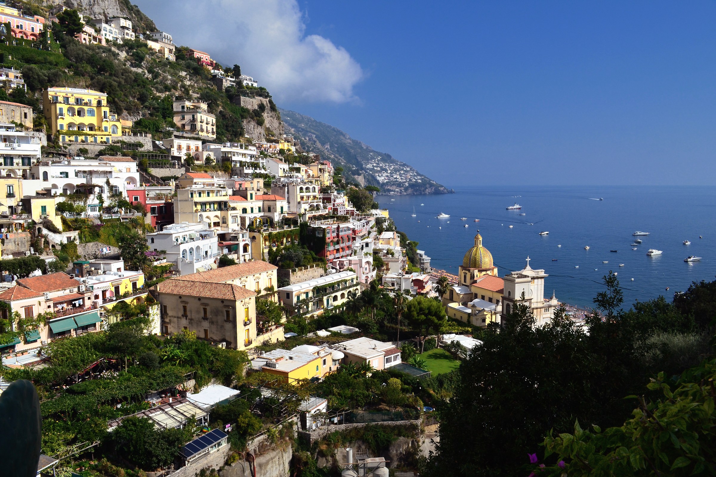 A jump in Positano