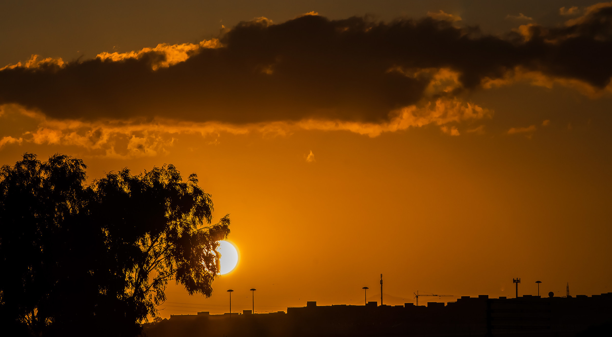 Another day is over.