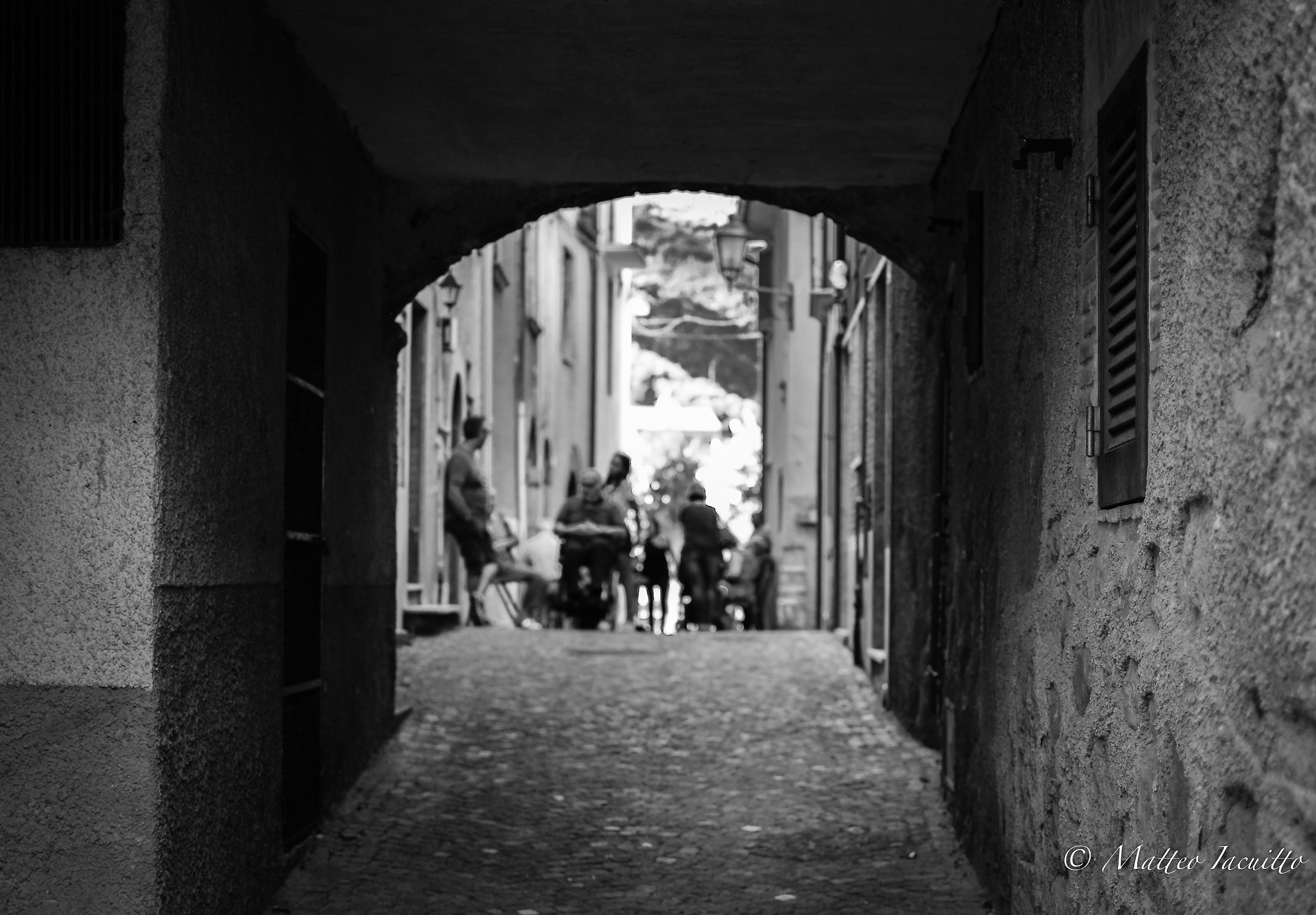 Light at the bottom of the alley