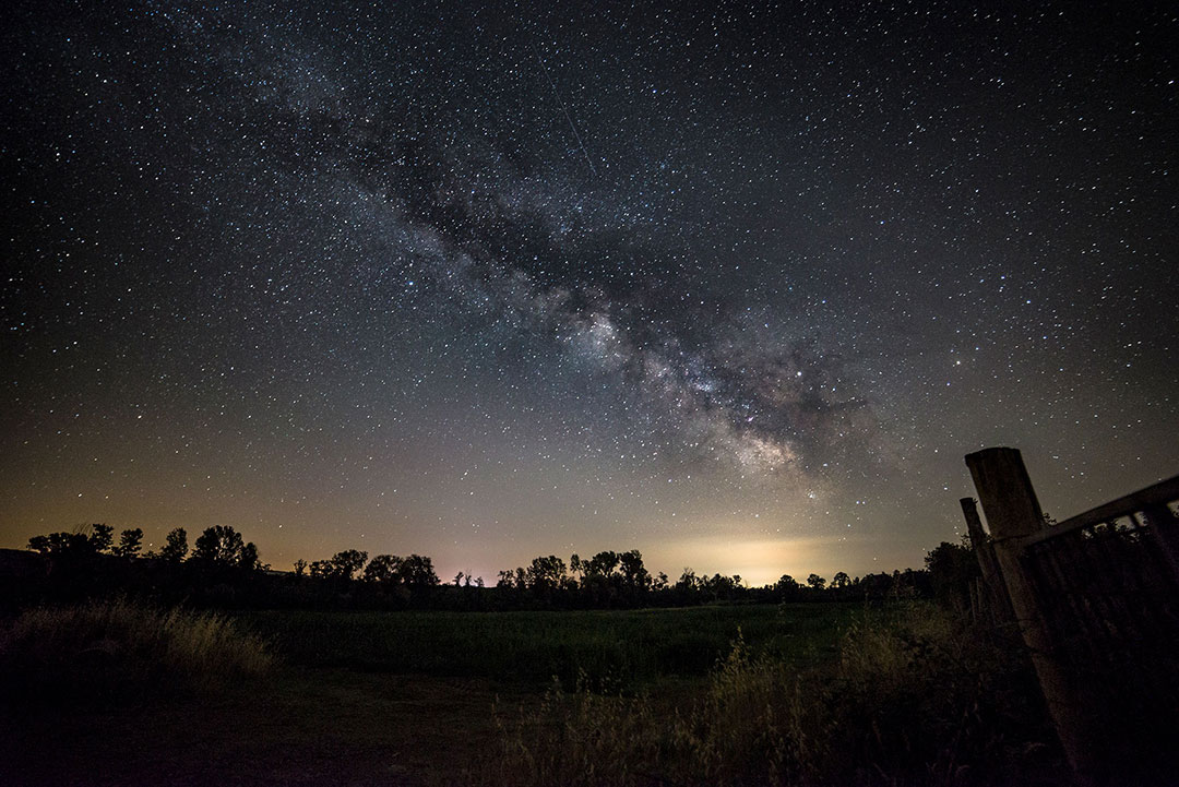 Milky Way countryside
