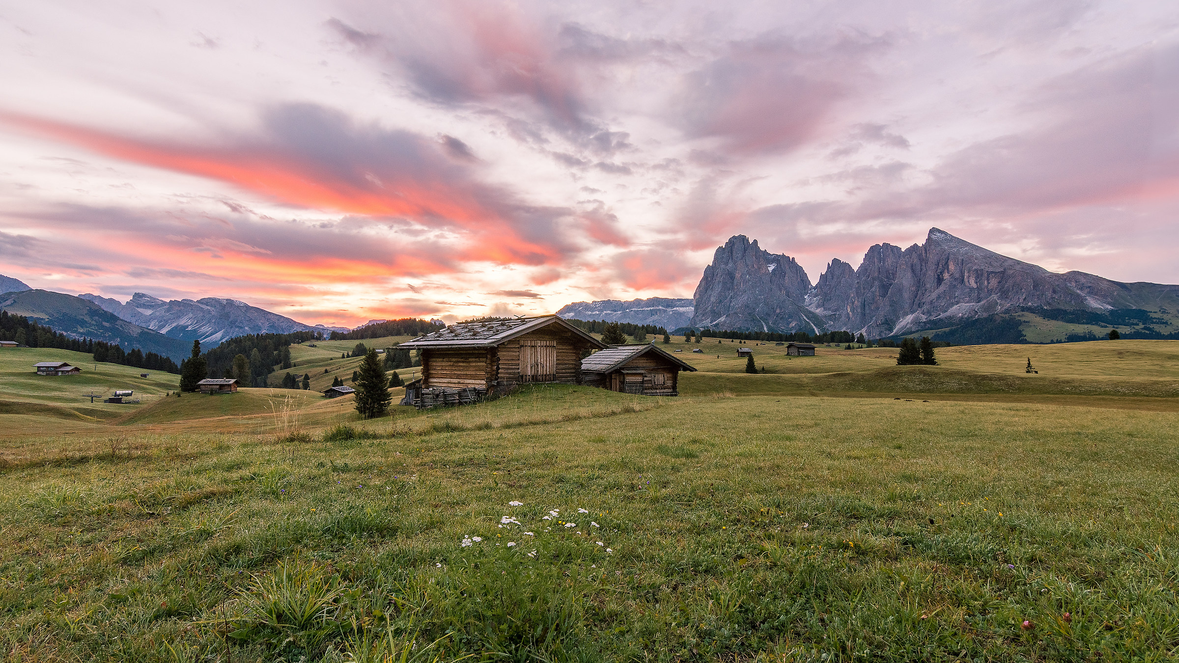 Alba all'Alpe di Siusi